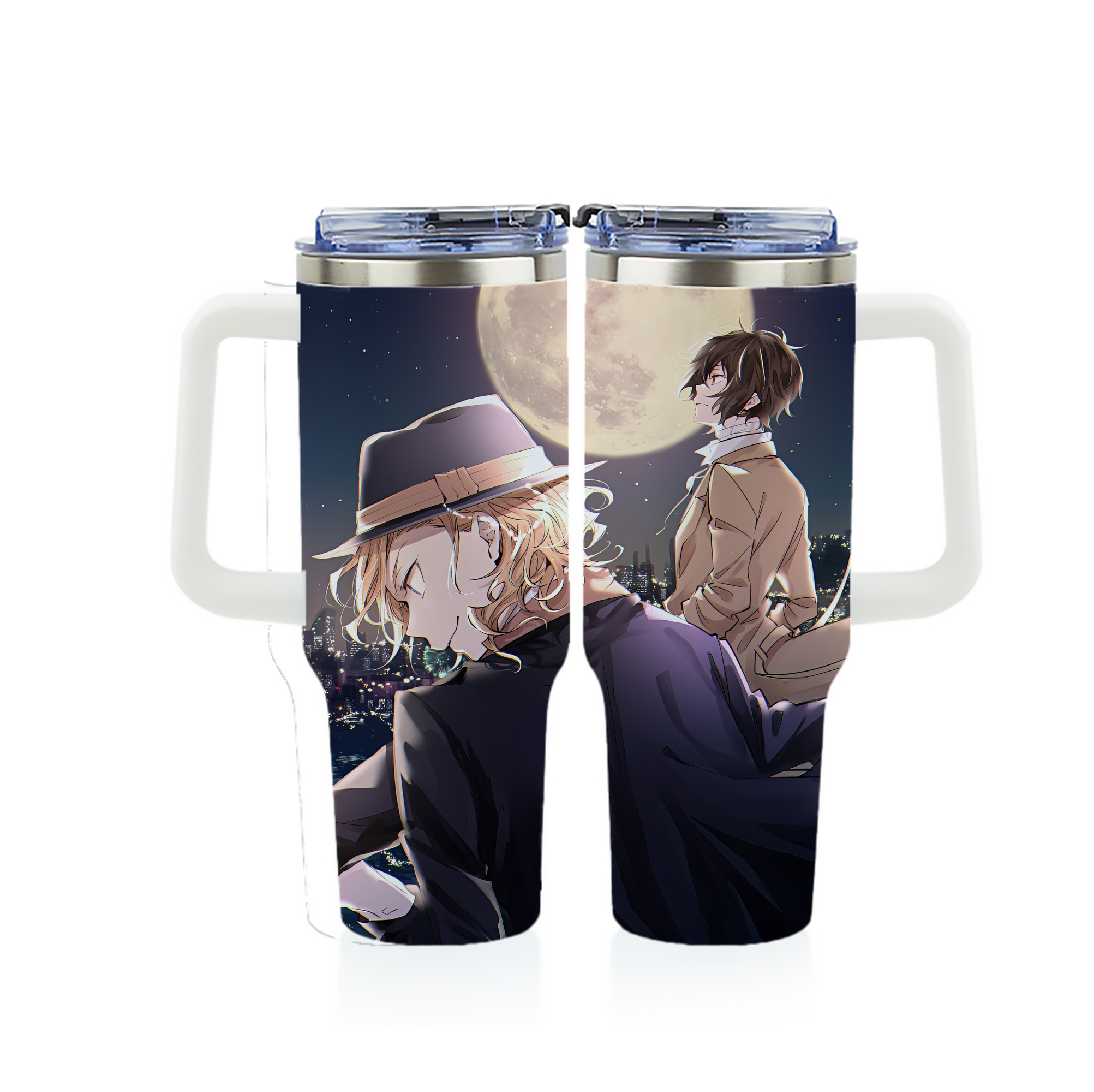 （画像用） 文豪ストレイドッグス Bungo Stray Dogs 1200ｍLフルプリント車用タンブラー