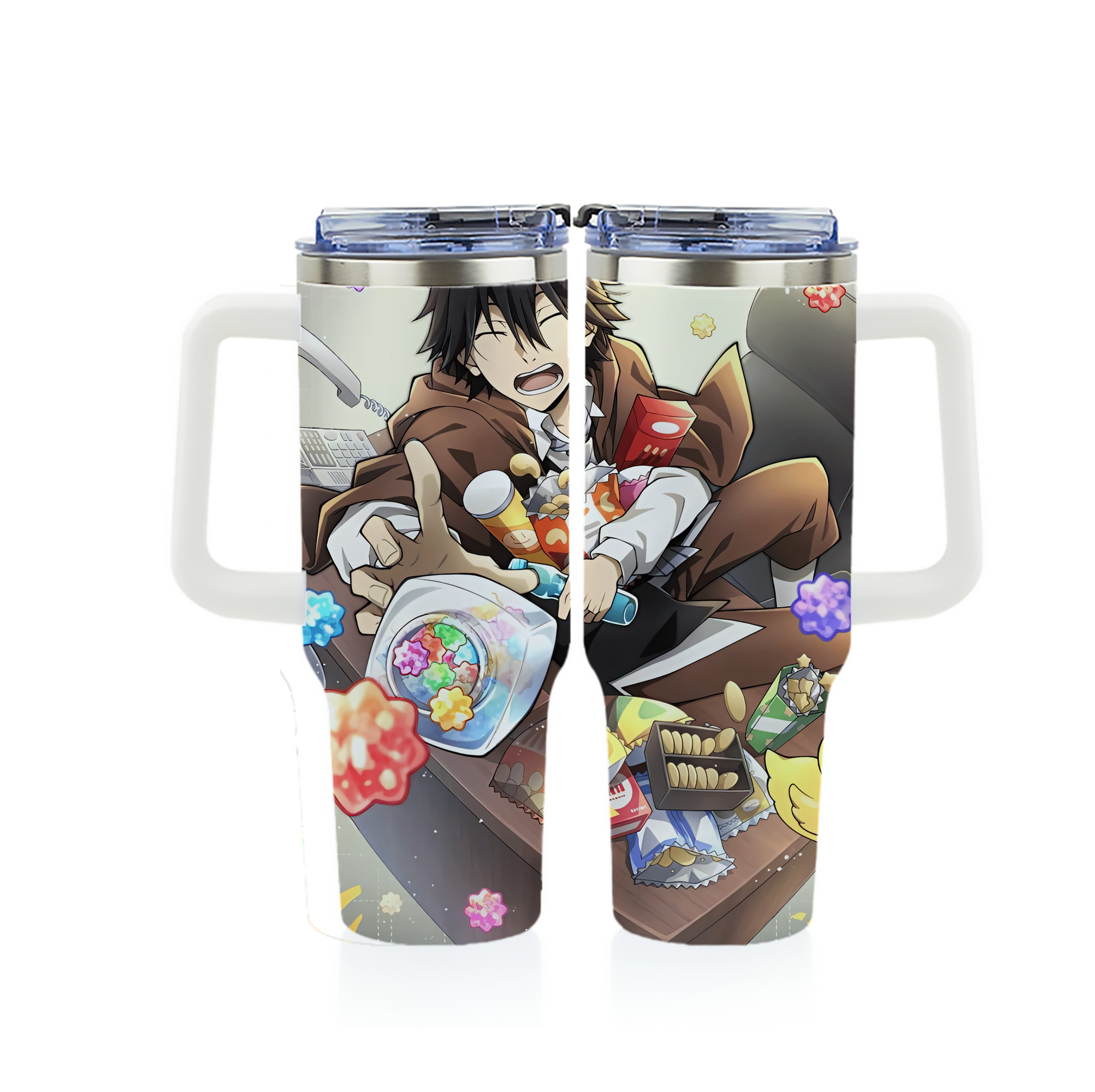 （画像用） 文豪ストレイドッグス Bungo Stray Dogs 1200ｍLフルプリント車用タンブラー