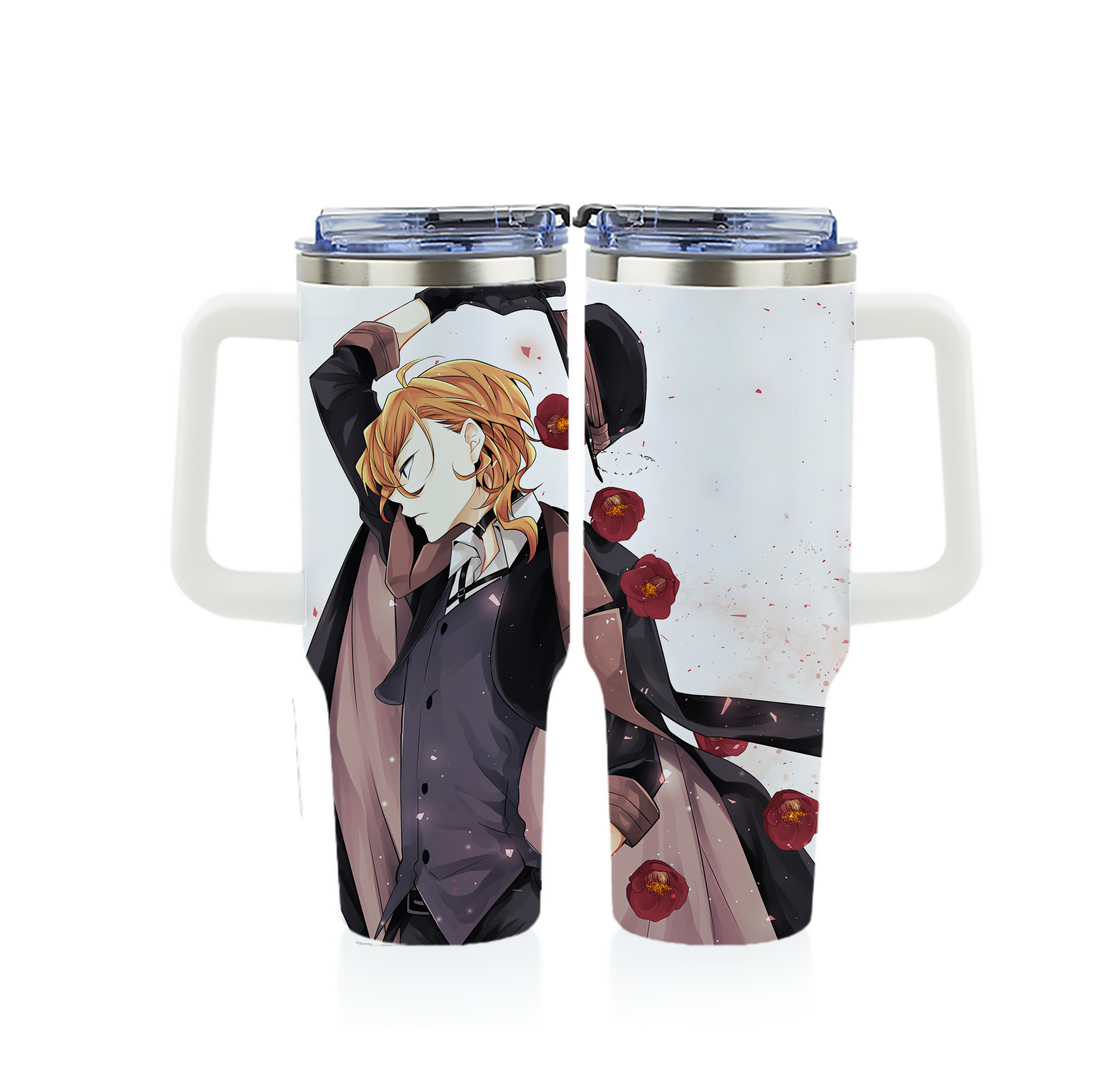 （画像用） 文豪ストレイドッグス Bungo Stray Dogs 1200ｍLフルプリント車用タンブラー