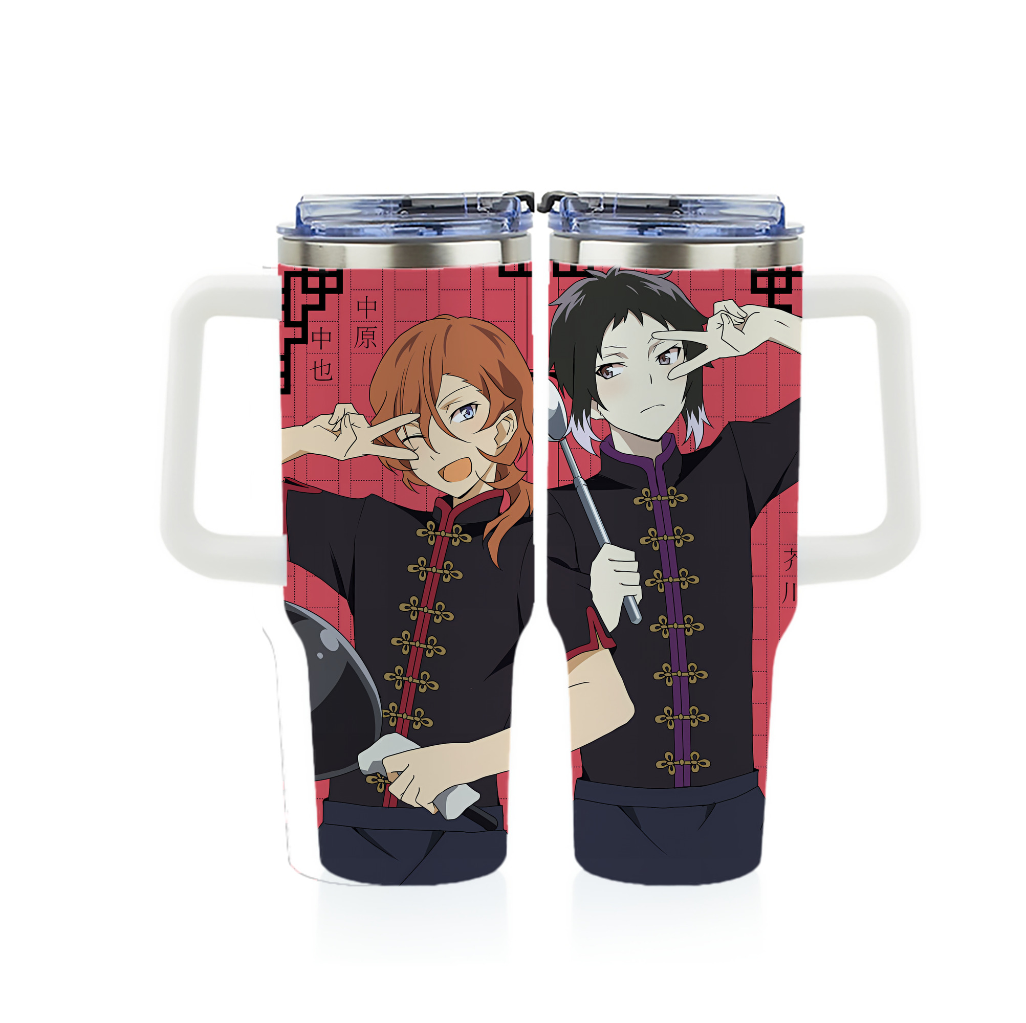 （画像用） 文豪ストレイドッグス Bungo Stray Dogs 1200ｍLフルプリント車用タンブラー