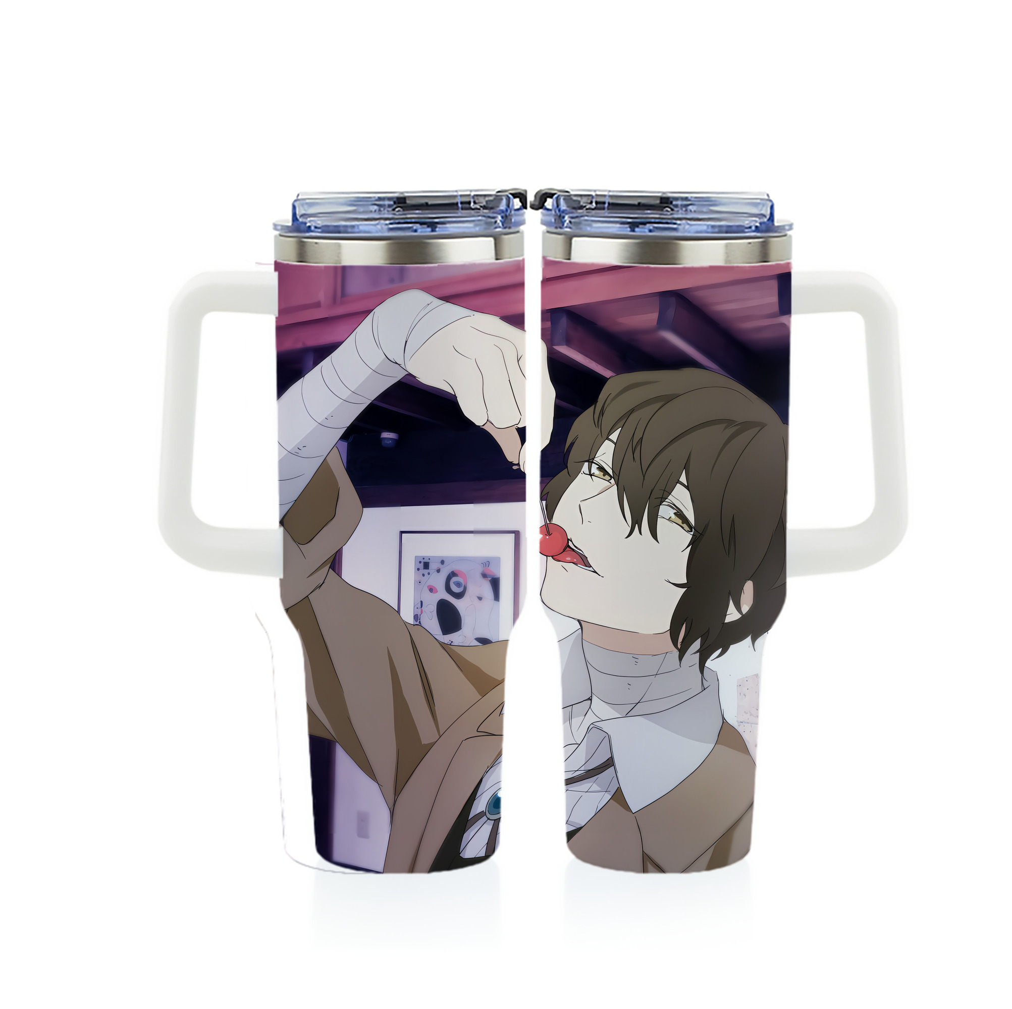 （画像用） 文豪ストレイドッグス Bungo Stray Dogs 1200ｍLフルプリント車用タンブラー