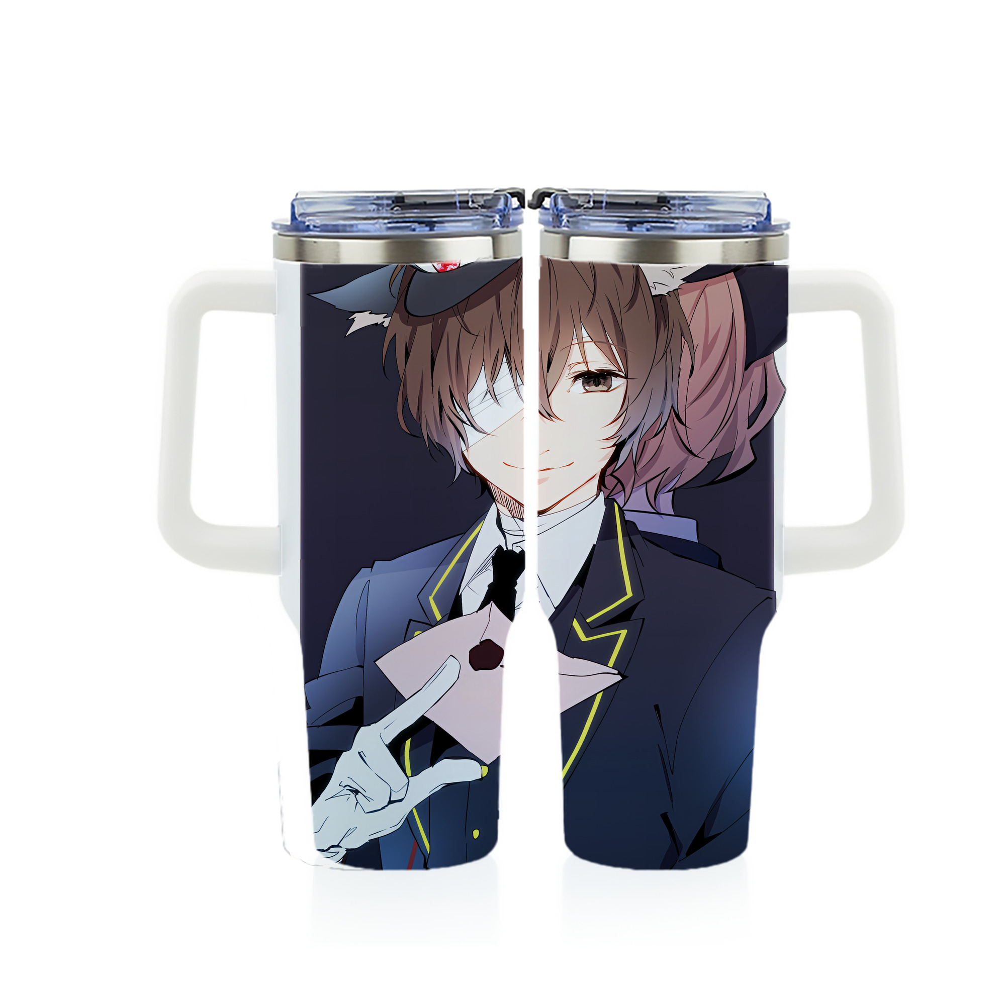 （画像用） 文豪ストレイドッグス Bungo Stray Dogs 1200ｍLフルプリント車用タンブラー