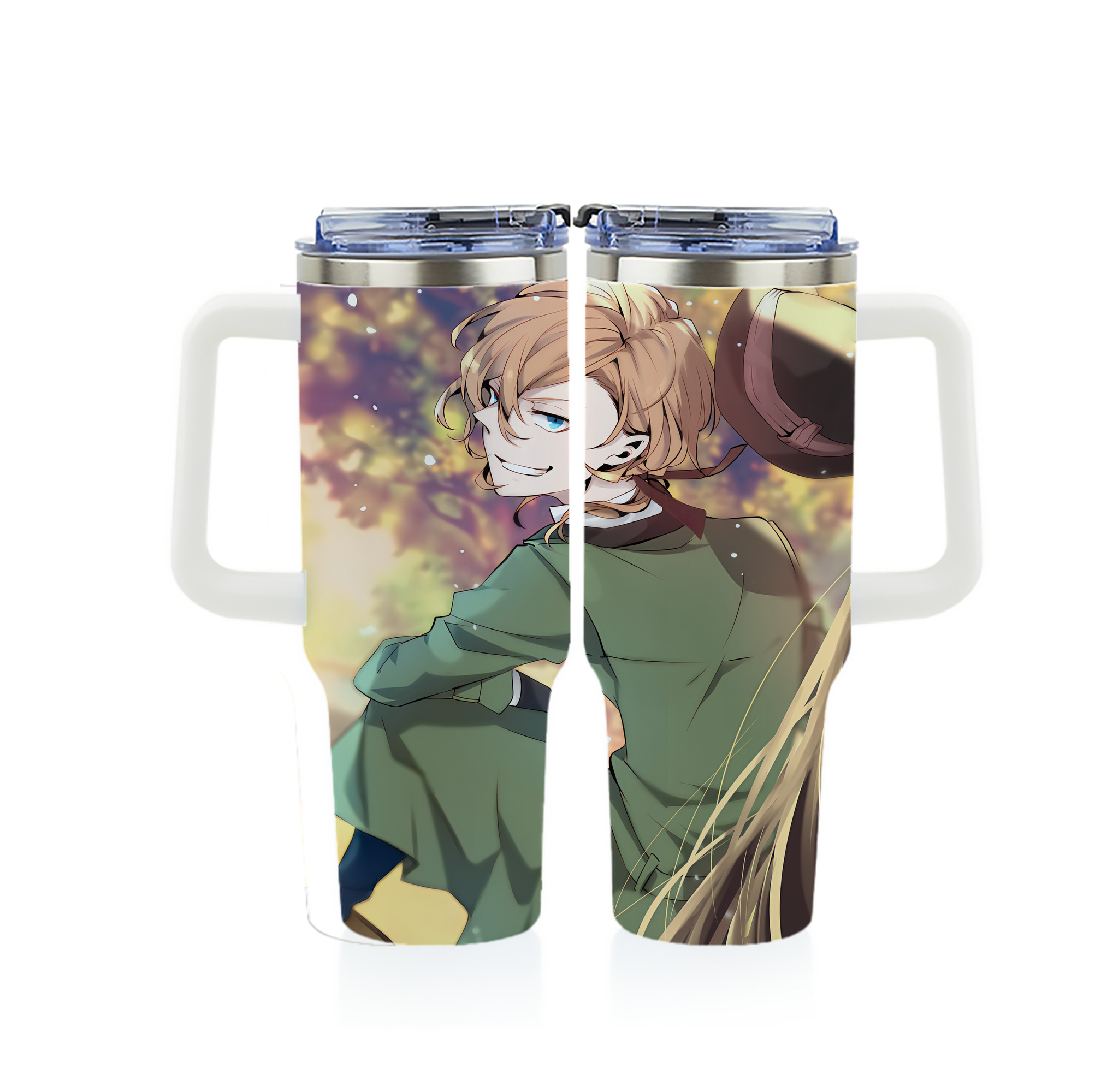 （画像用） 文豪ストレイドッグス Bungo Stray Dogs 1200ｍLフルプリント車用タンブラー