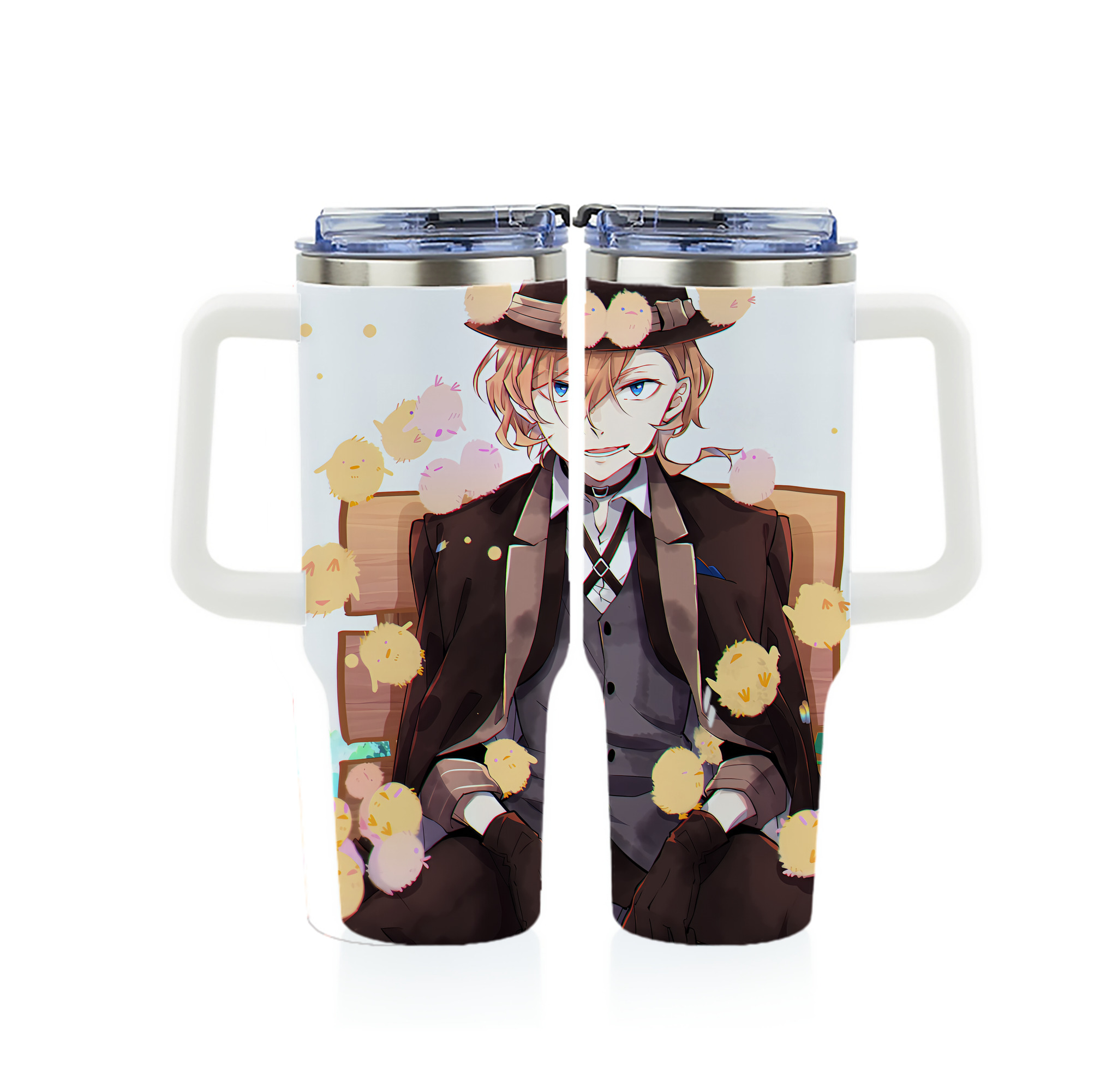 （画像用） 文豪ストレイドッグス Bungo Stray Dogs 1200ｍLフルプリント車用タンブラー