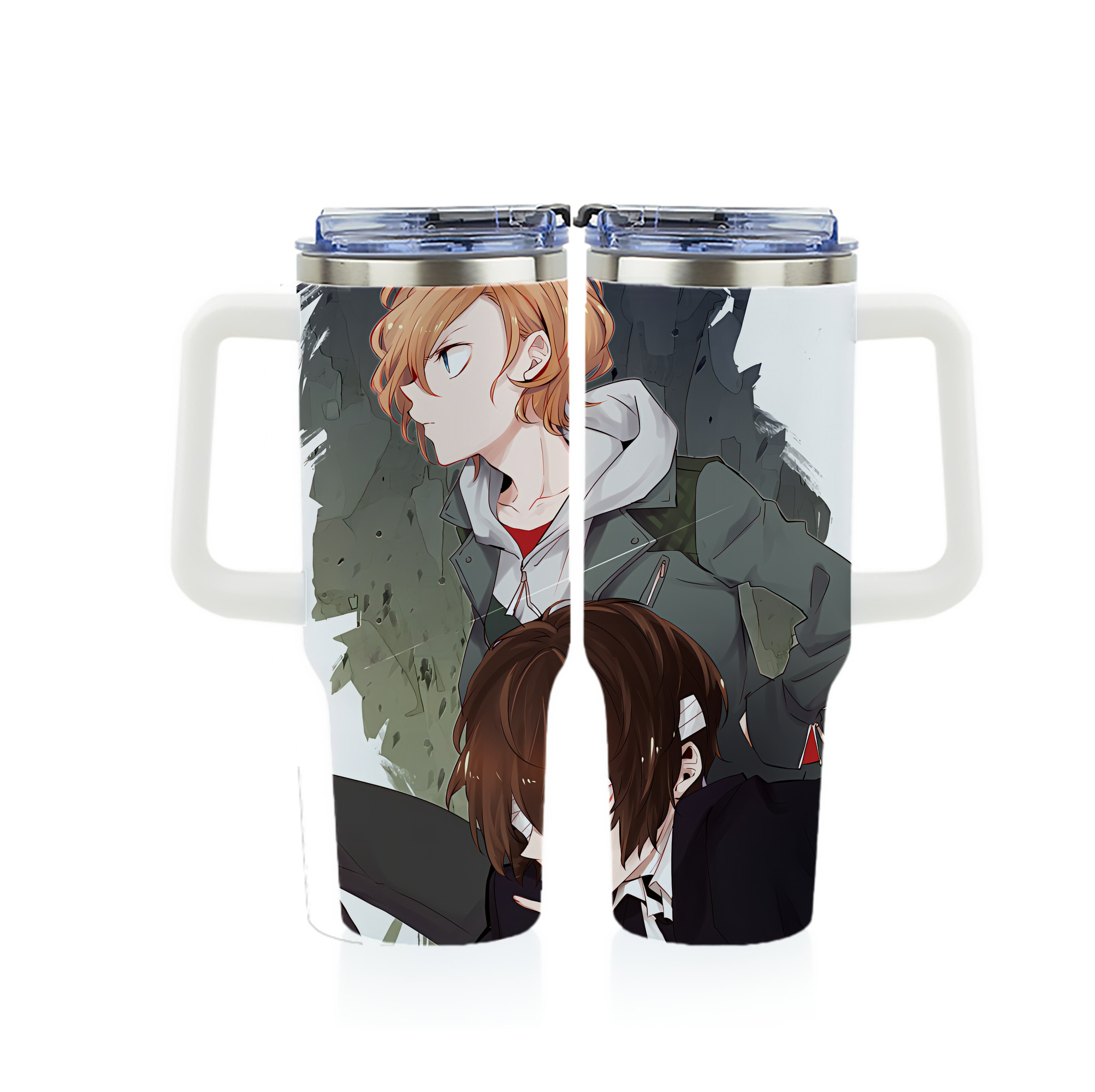 （画像用） 文豪ストレイドッグス Bungo Stray Dogs 1200ｍLフルプリント車用タンブラー