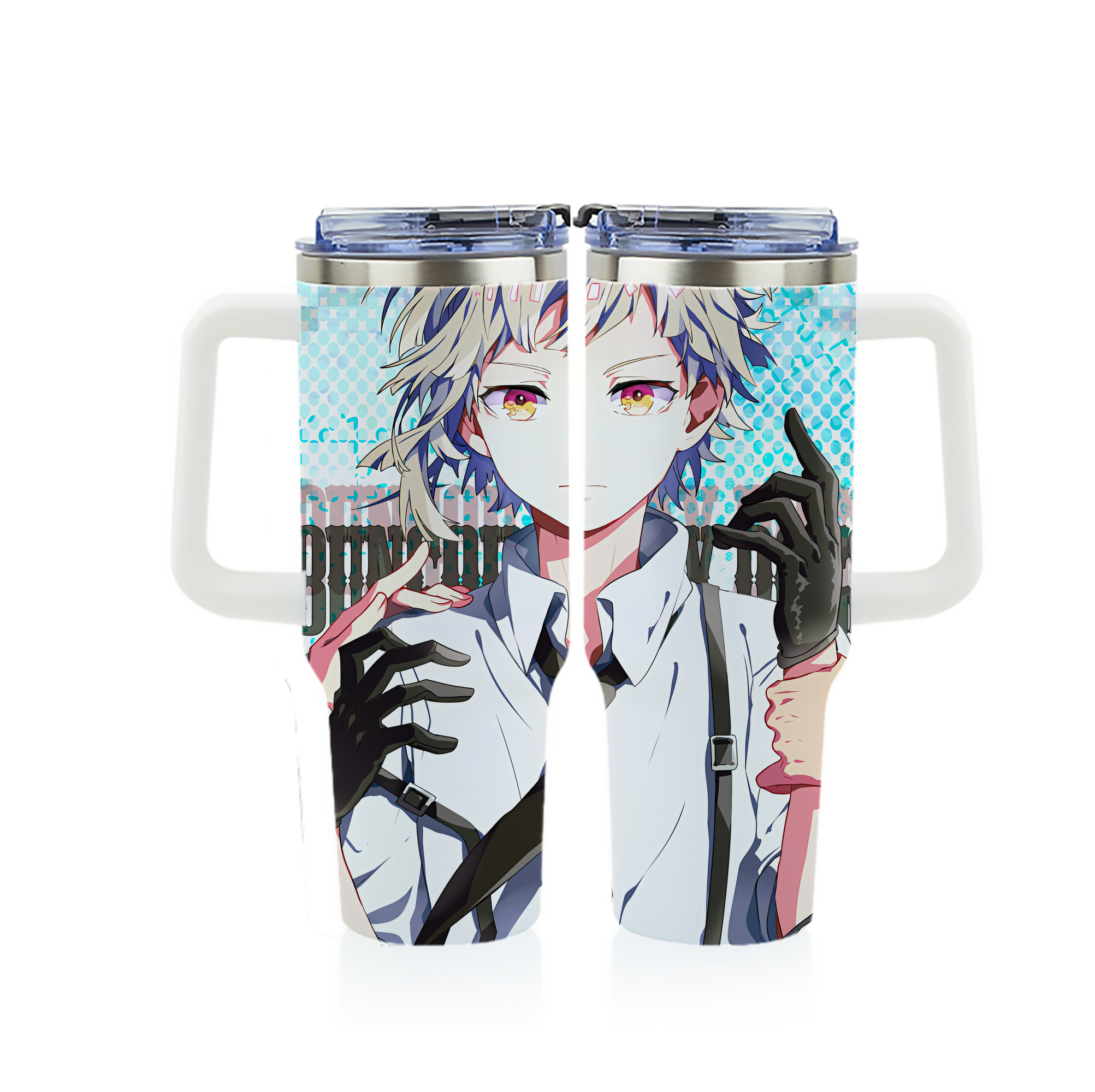 （画像用） 文豪ストレイドッグス Bungo Stray Dogs 1200ｍLフルプリント車用タンブラー