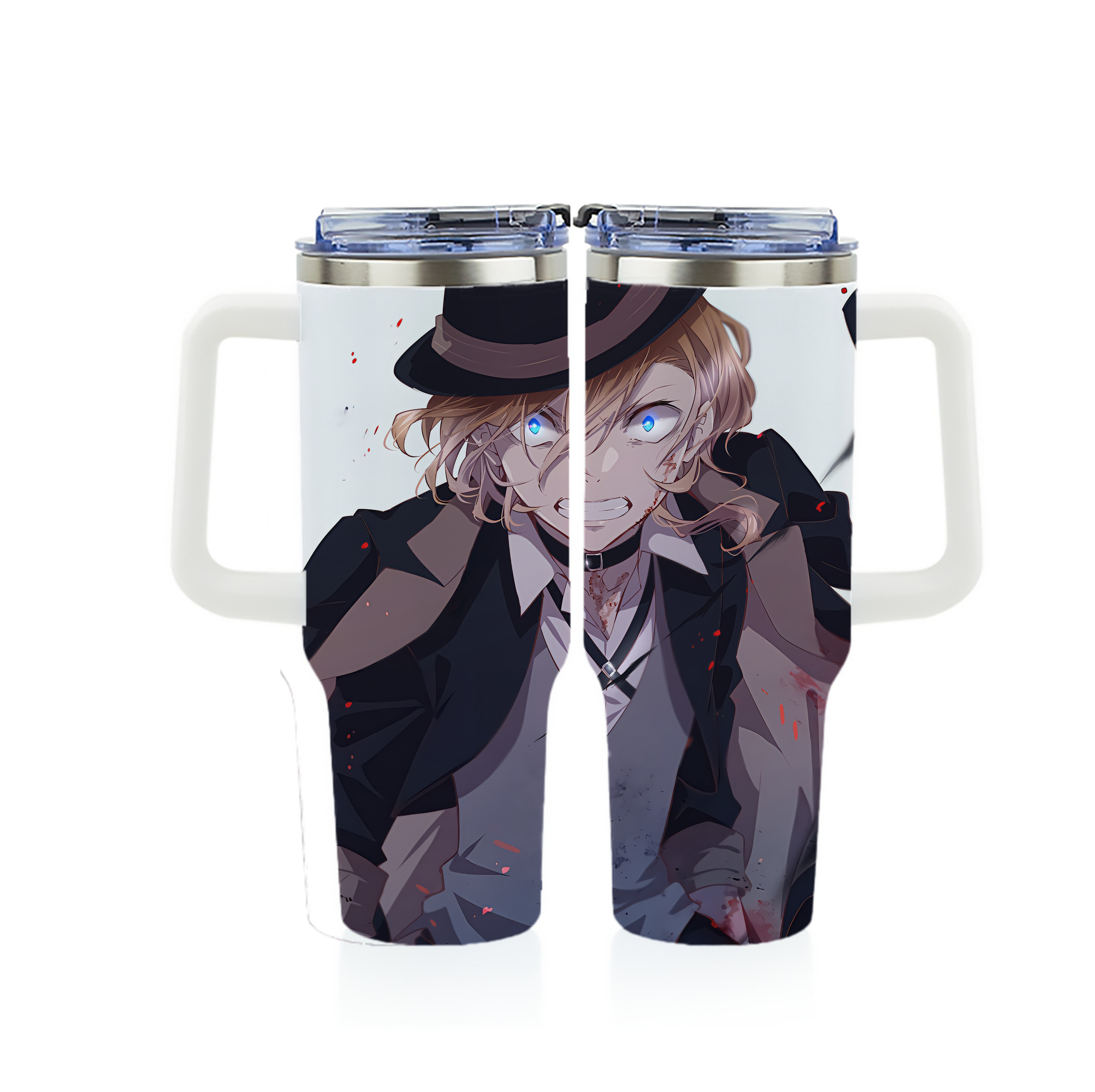 （画像用） 文豪ストレイドッグス Bungo Stray Dogs 1200ｍLフルプリント車用タンブラー