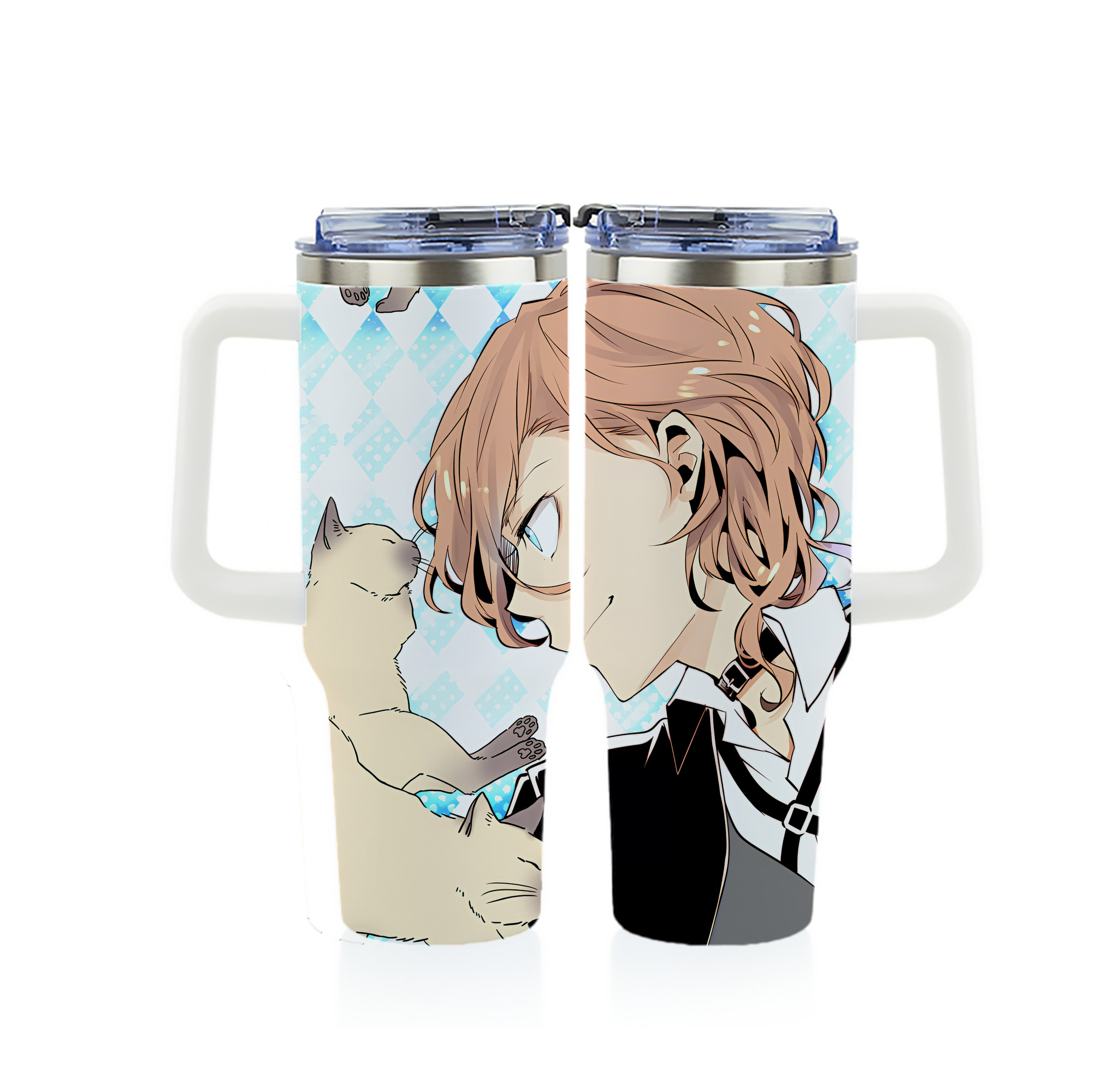 （画像用） 文豪ストレイドッグス Bungo Stray Dogs 1200ｍLフルプリント車用タンブラー