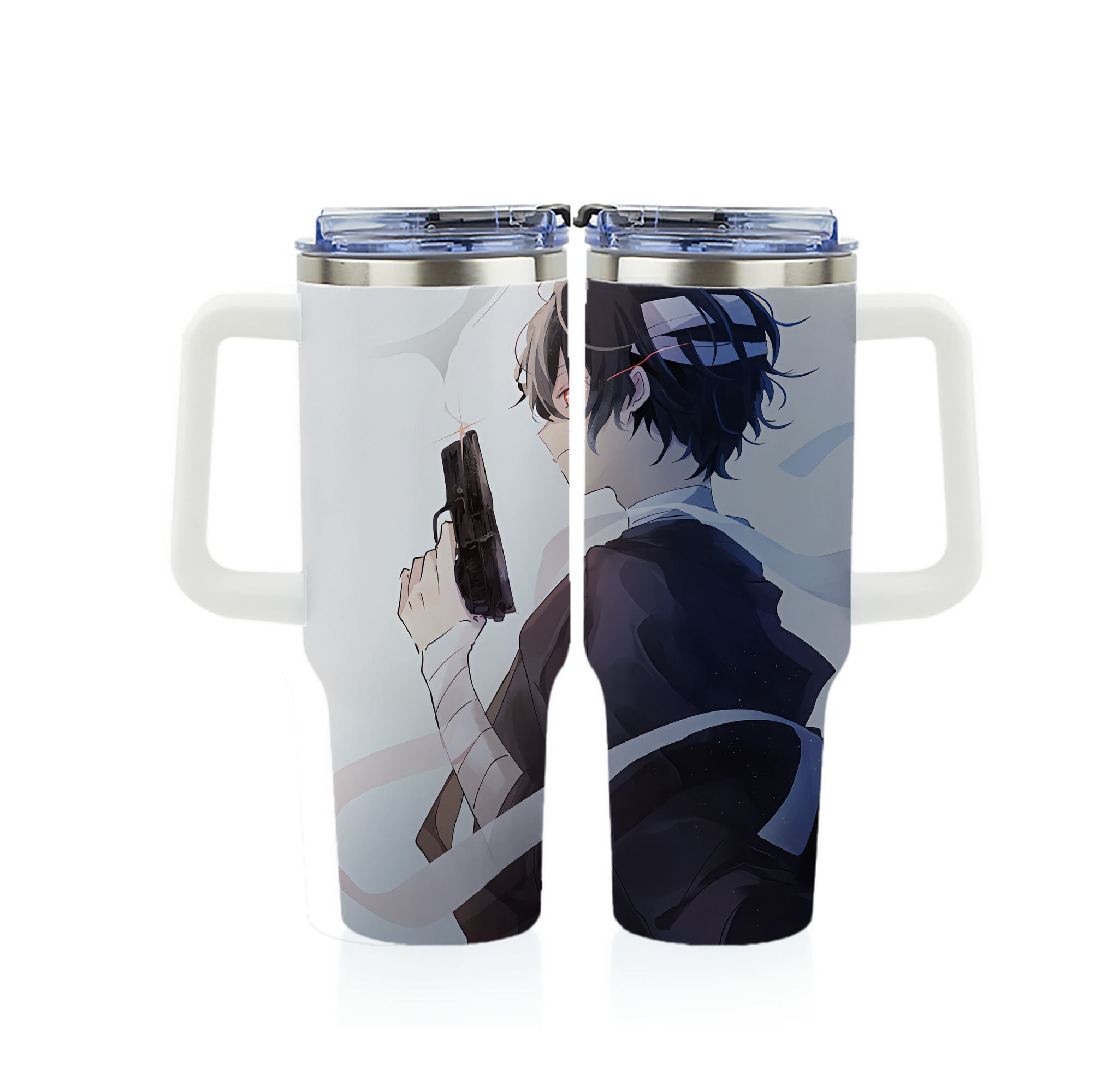 （画像用） 文豪ストレイドッグス Bungo Stray Dogs 1200ｍLフルプリント車用タンブラー