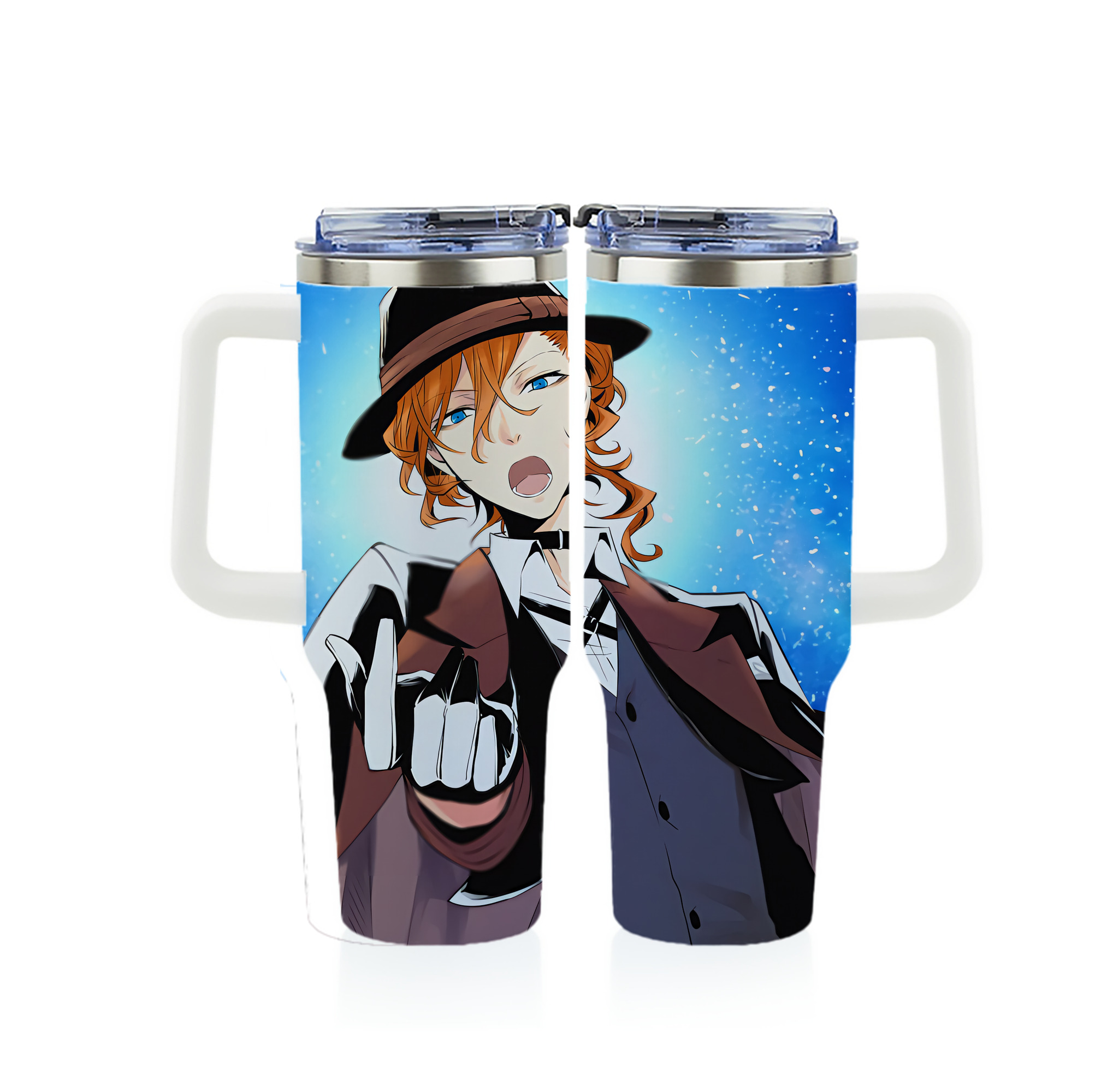 （画像用） 文豪ストレイドッグス Bungo Stray Dogs 1200ｍLフルプリント車用タンブラー