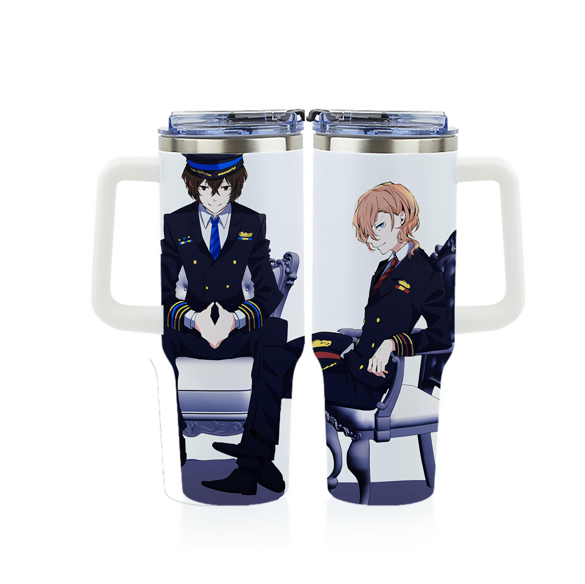 （画像用） 文豪ストレイドッグス Bungo Stray Dogs 1200ｍLフルプリント車用タンブラー