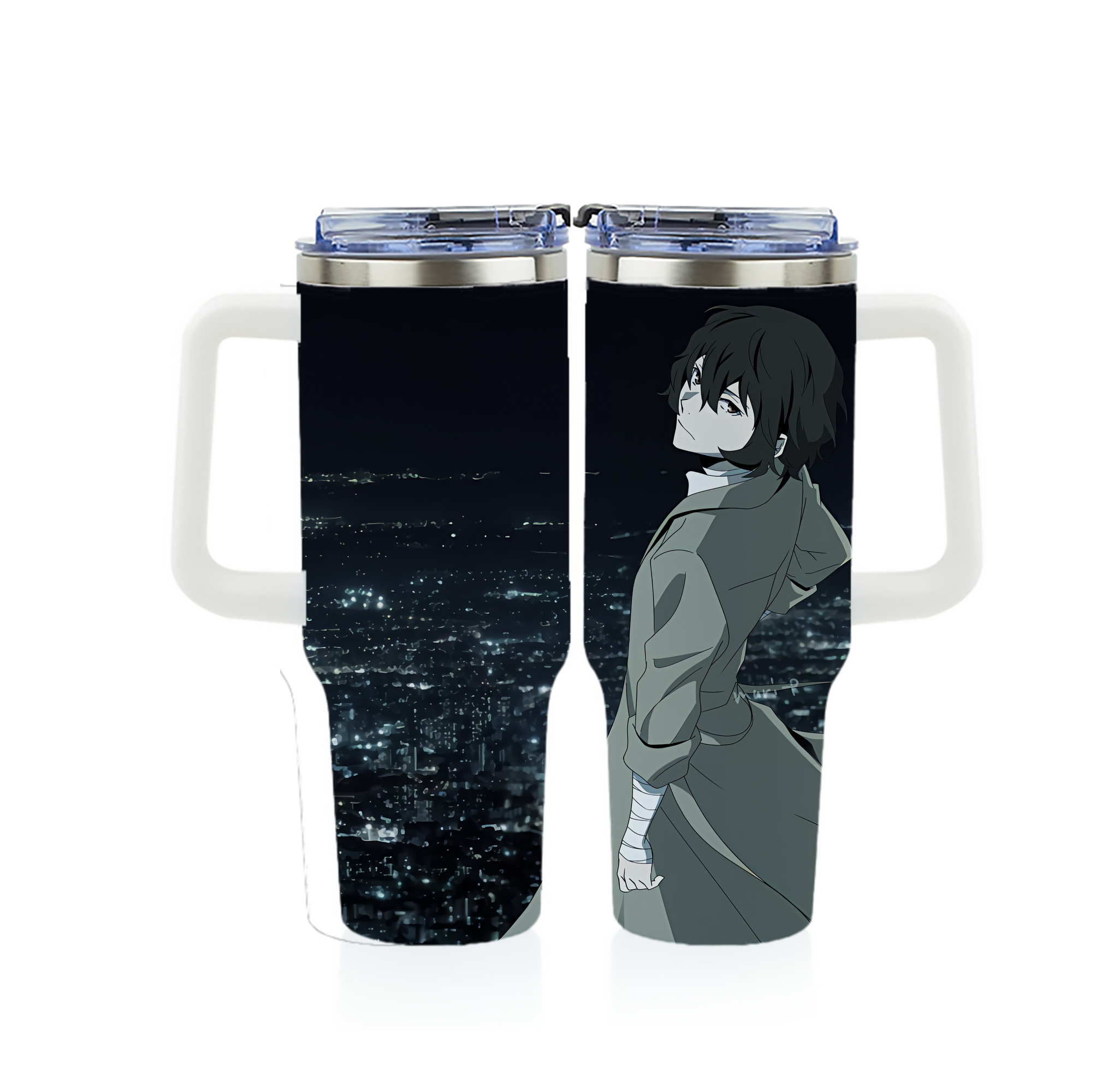 （画像用） 文豪ストレイドッグス Bungo Stray Dogs 1200ｍLフルプリント車用タンブラー