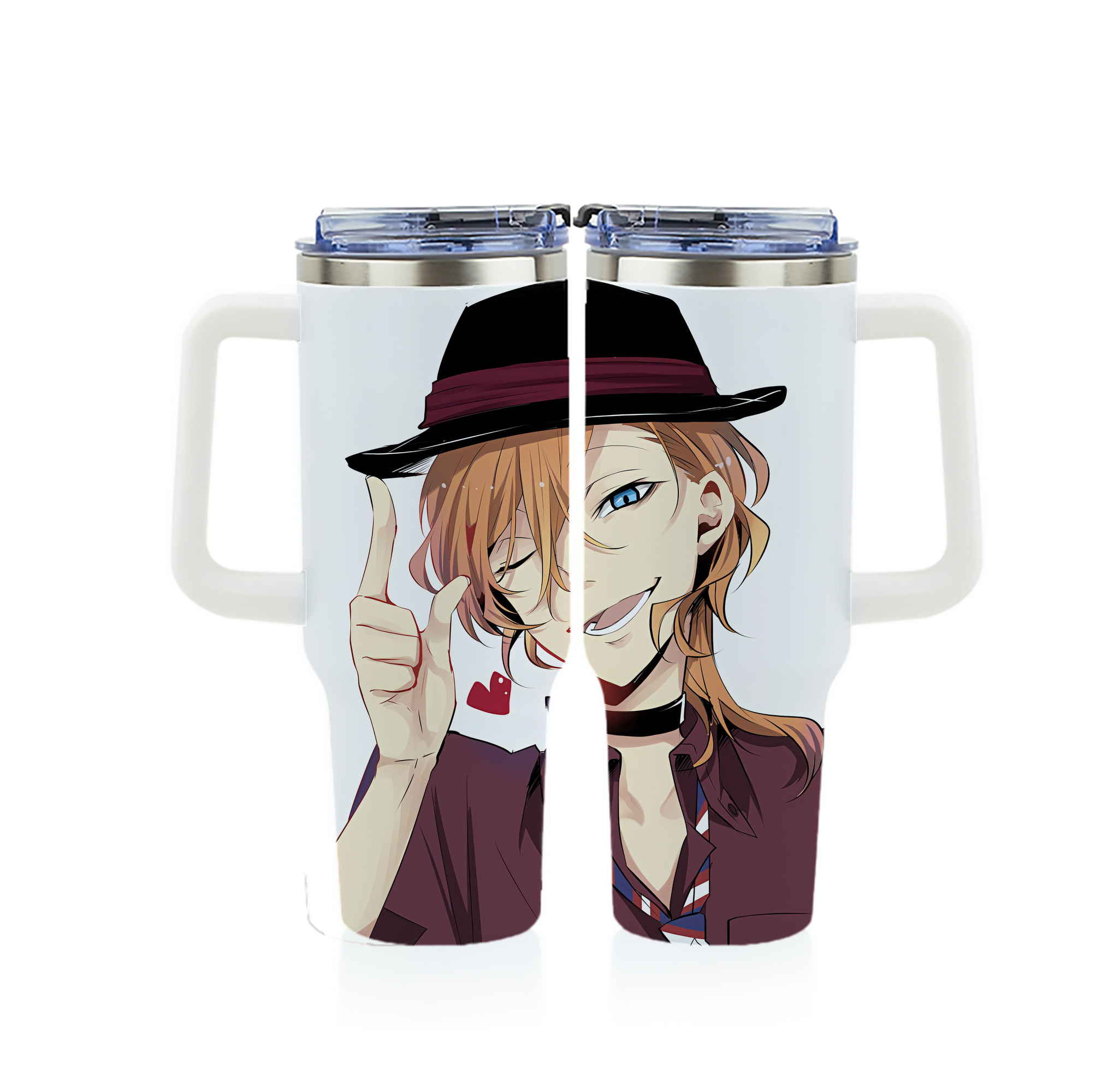 （画像用） 文豪ストレイドッグス Bungo Stray Dogs 1200ｍLフルプリント車用タンブラー