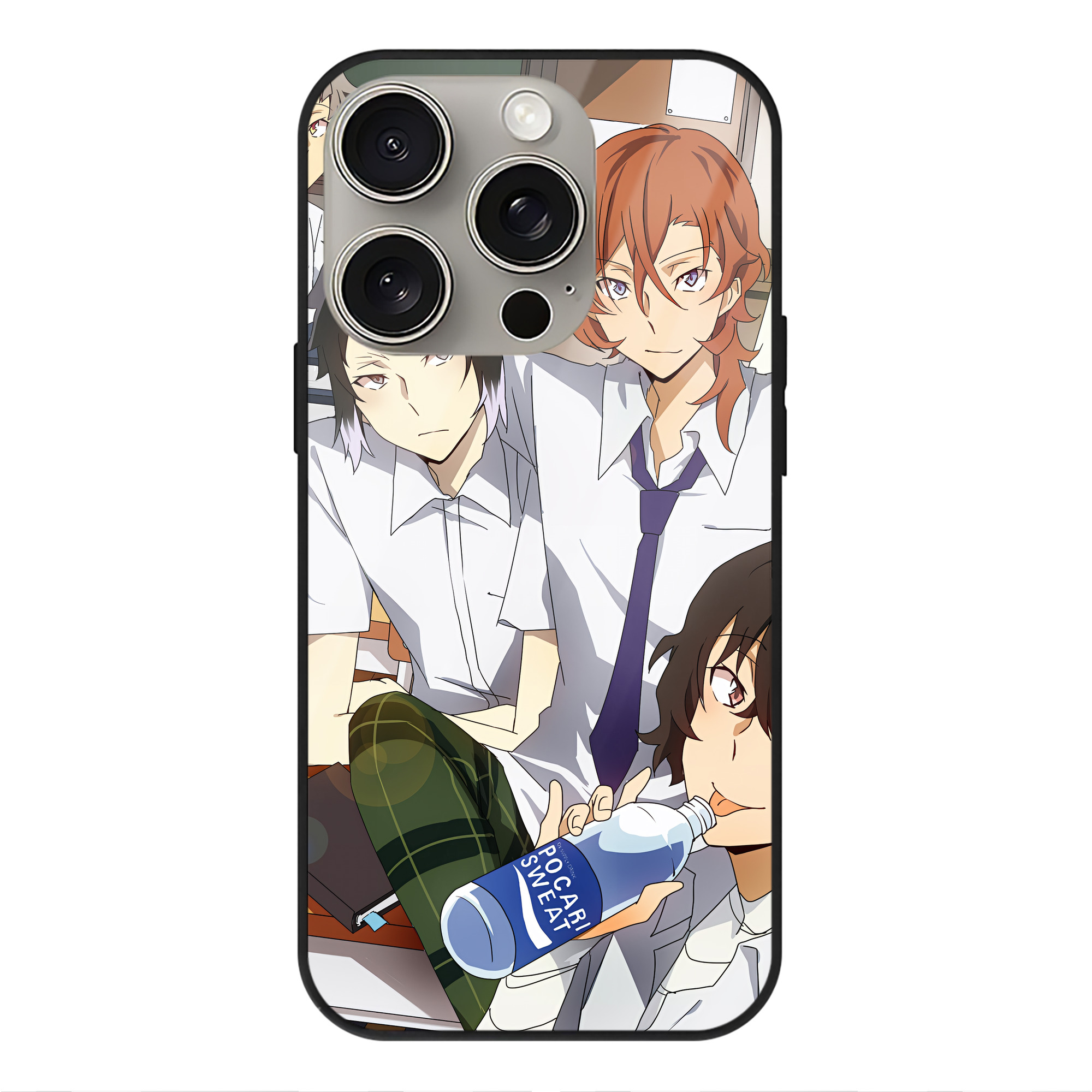 （画像用） 文豪ストレイドッグス Bungo Stray Dogs 【iPhone15Pro対応】スマホケース 耐衝撃＆黄変防止 背面ガラス