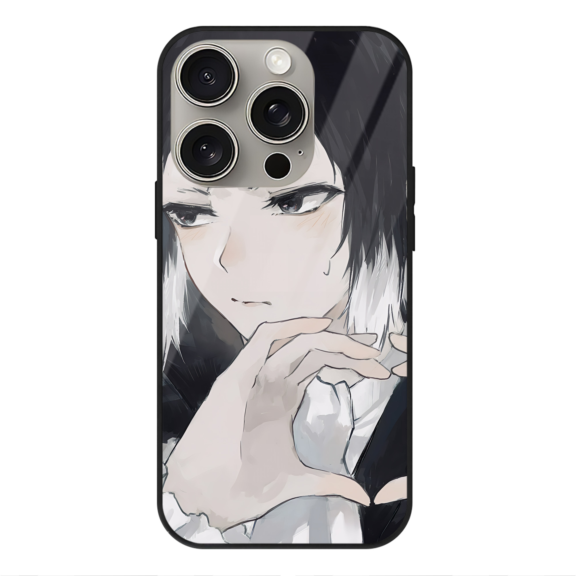 （画像用） 文豪ストレイドッグス Bungo Stray Dogs 【iPhone15Pro対応】スマホケース 耐衝撃＆黄変防止 背面ガラス