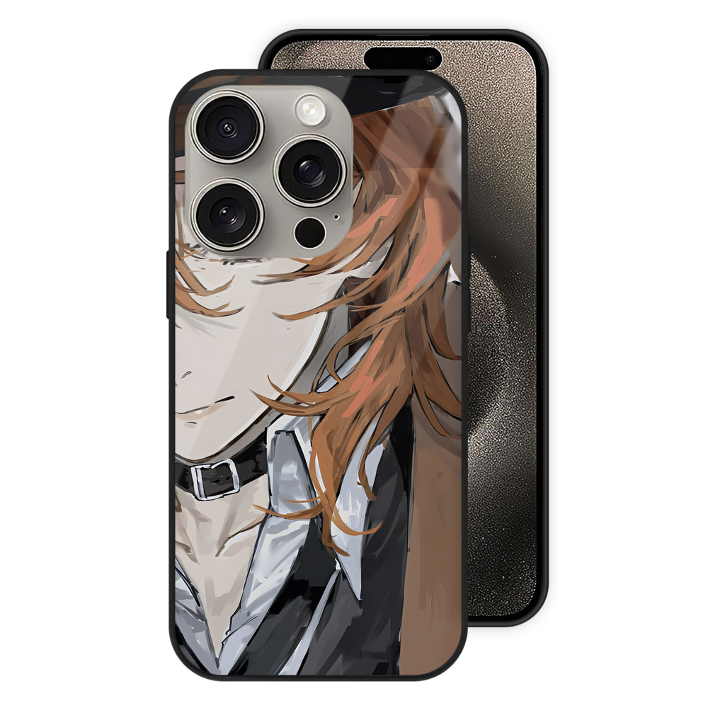 （画像用） 文豪ストレイドッグス Bungo Stray Dogs 【iPhone15Pro対応】スマホケース 耐衝撃＆黄変防止 背面ガラス