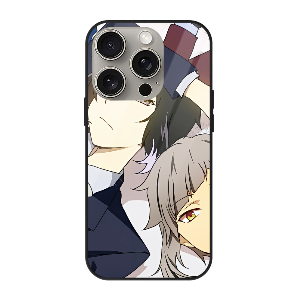 （画像用） 文豪ストレイドッグス Bungo Stray Dogs 【iPhone15Pro対応】スマホケース 耐衝撃＆黄変防止 背面ガラス