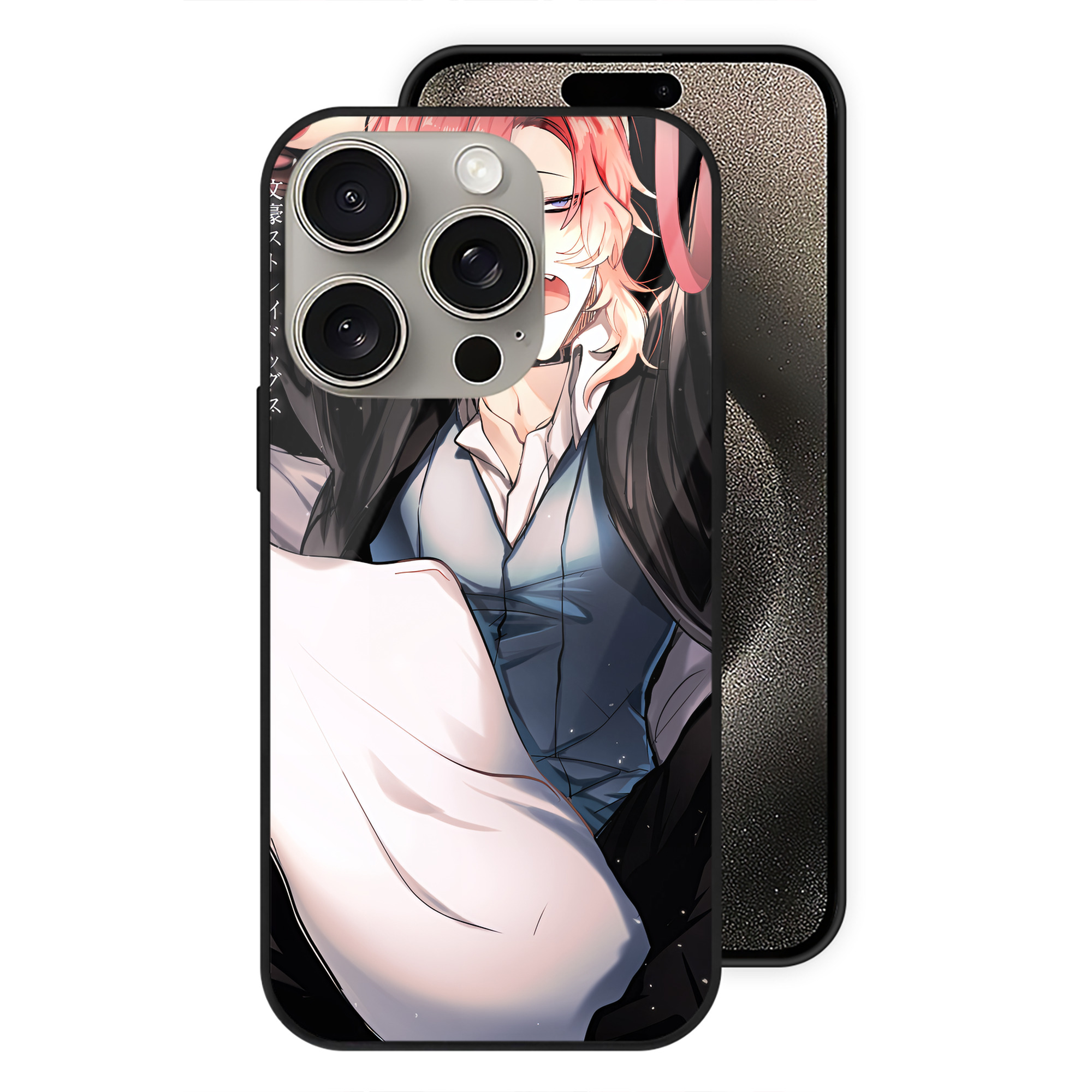 （画像用） 文豪ストレイドッグス Bungo Stray Dogs 【iPhone15Pro対応】スマホケース 耐衝撃＆黄変防止 背面ガラス