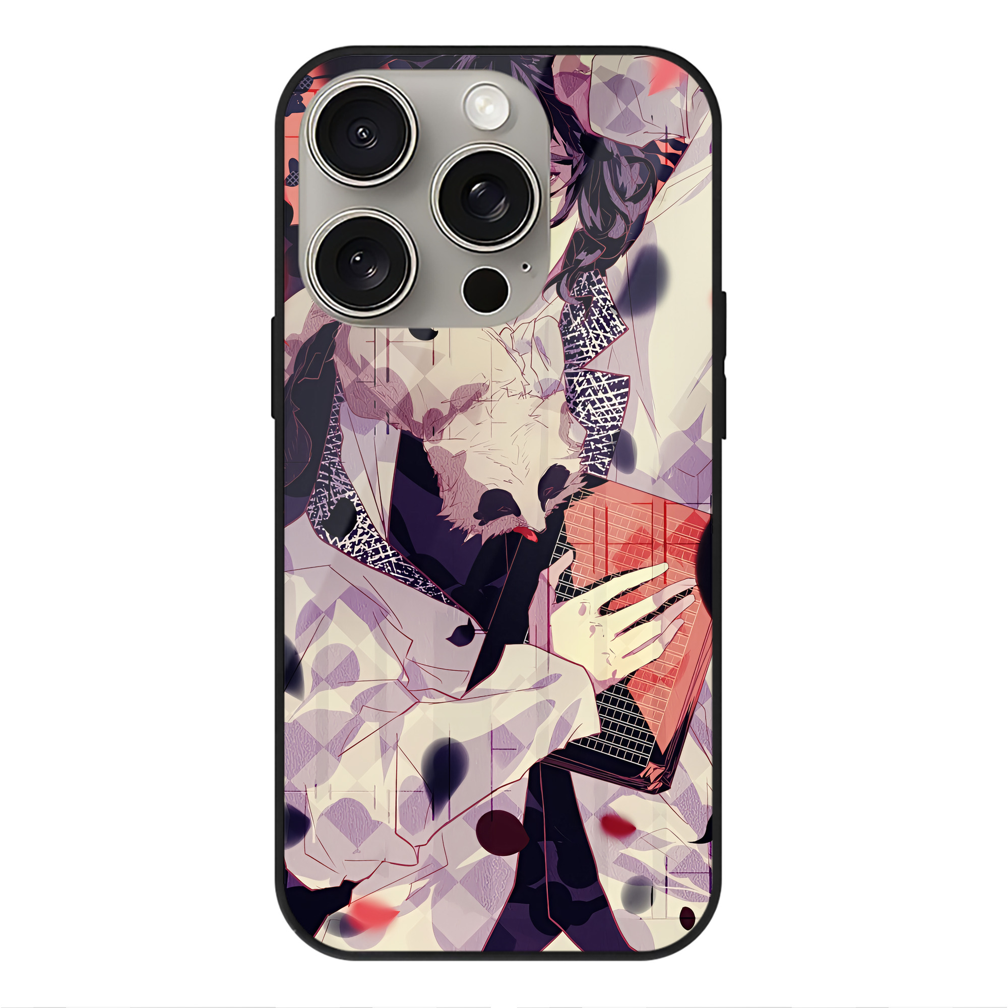 （画像用） 文豪ストレイドッグス Bungo Stray Dogs 【iPhone15Pro対応】スマホケース 耐衝撃＆黄変防止 背面ガラス