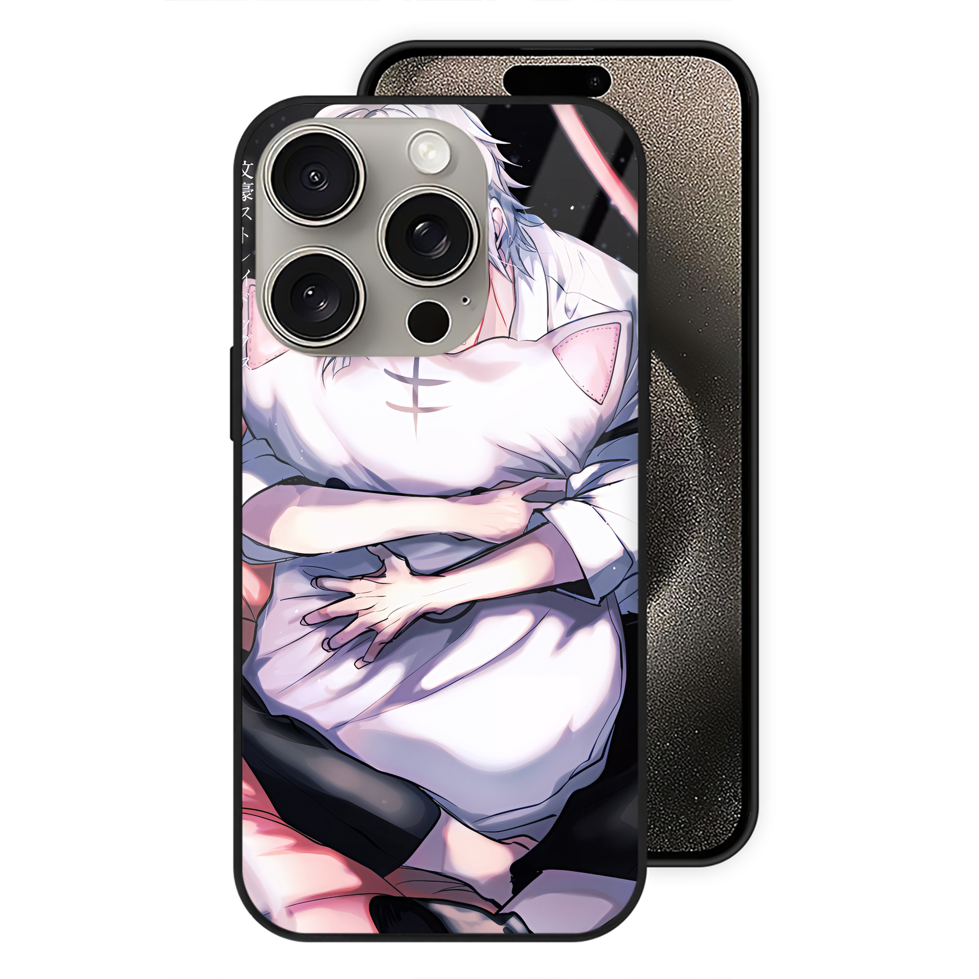 （画像用） 文豪ストレイドッグス Bungo Stray Dogs 【iPhone15Pro対応】スマホケース 耐衝撃＆黄変防止 背面ガラス