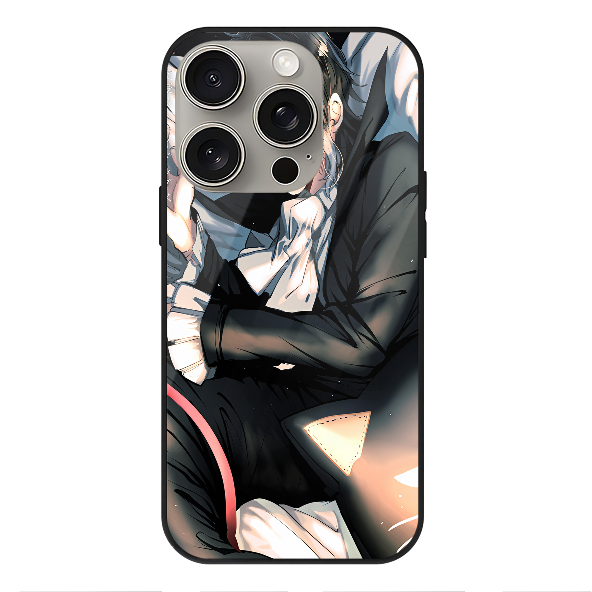 （画像用） 文豪ストレイドッグス Bungo Stray Dogs 【iPhone15Pro対応】スマホケース 耐衝撃＆黄変防止 背面ガラス