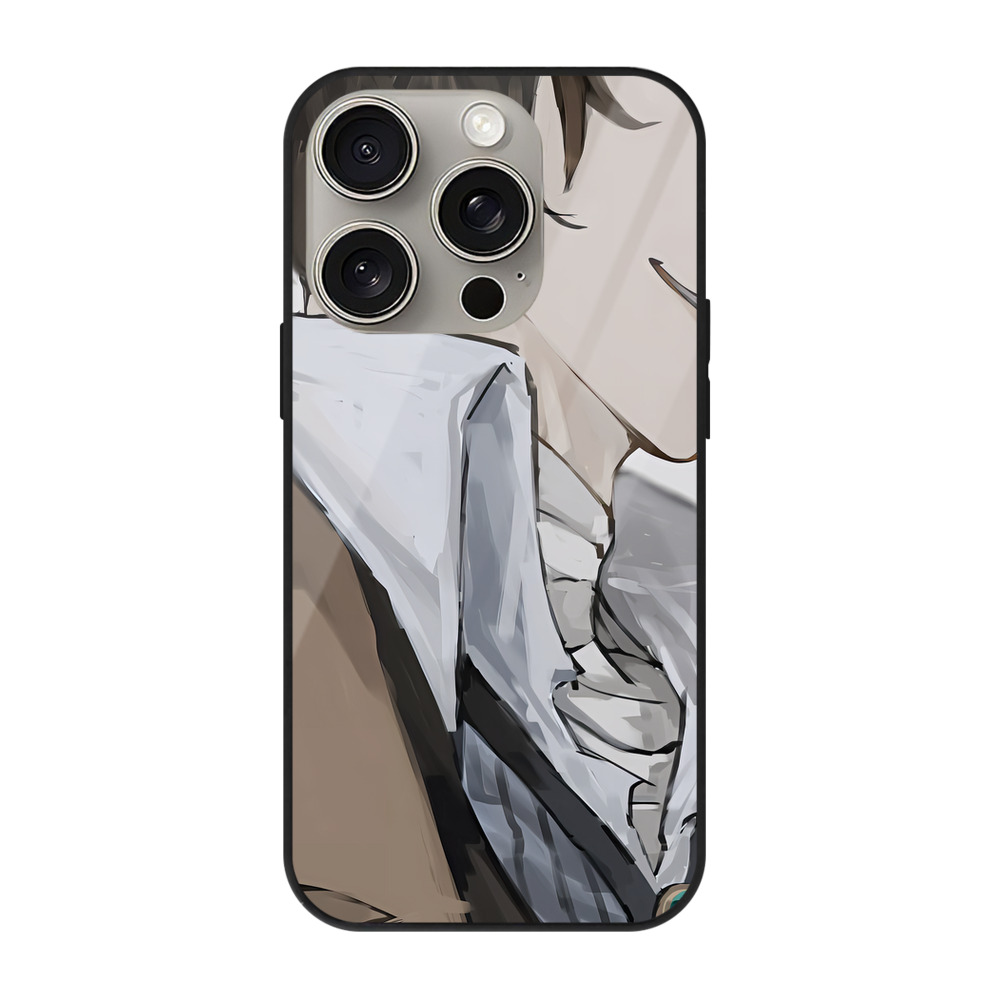 （画像用） 文豪ストレイドッグス Bungo Stray Dogs 【iPhone15Pro対応】スマホケース 耐衝撃＆黄変防止 背面ガラス