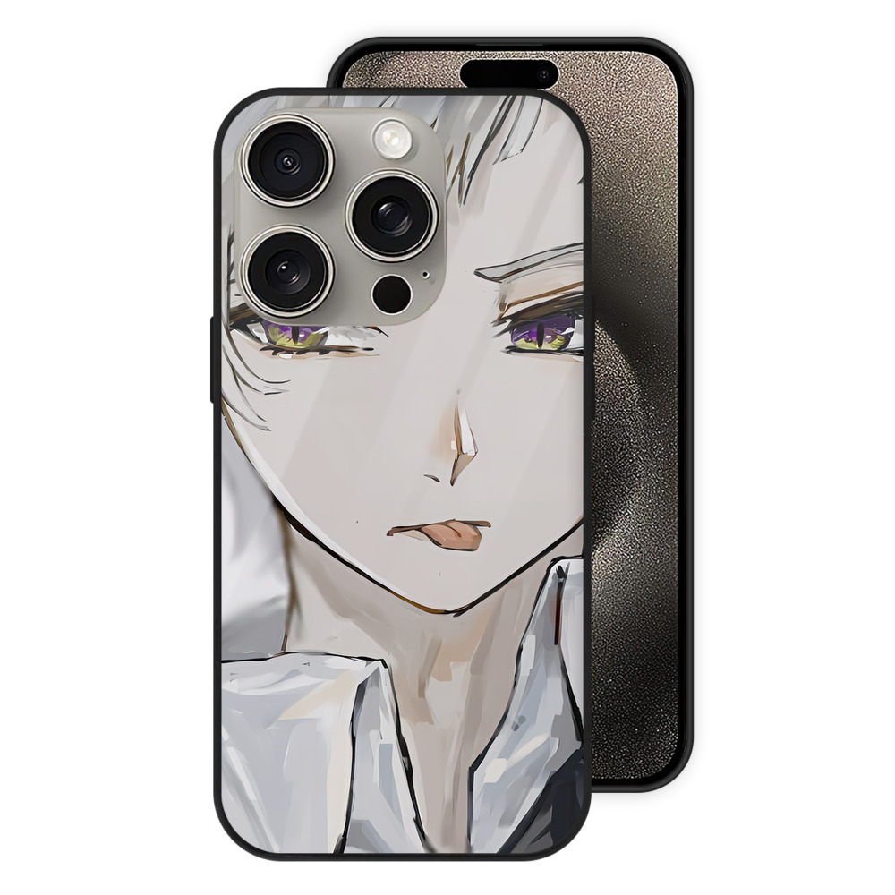 （画像用） 文豪ストレイドッグス Bungo Stray Dogs 【iPhone15Pro対応】スマホケース 耐衝撃＆黄変防止 背面ガラス
