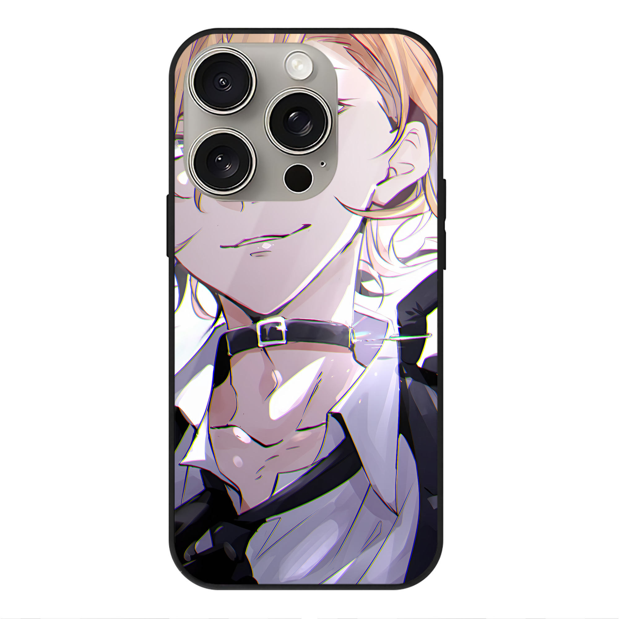 （画像用） 文豪ストレイドッグス Bungo Stray Dogs 【iPhone15Pro対応】スマホケース 耐衝撃＆黄変防止 背面ガラス