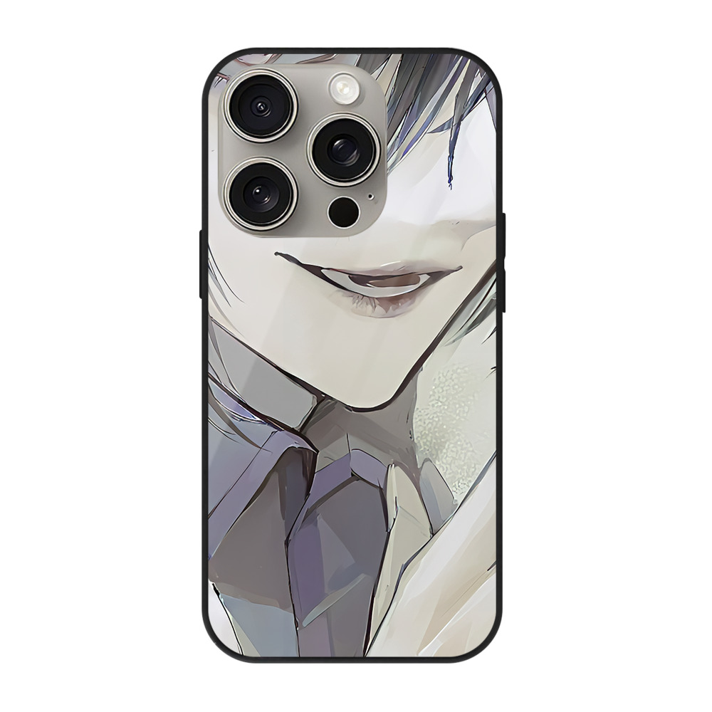 （画像用） 文豪ストレイドッグス Bungo Stray Dogs 【iPhone15Pro対応】スマホケース 耐衝撃＆黄変防止 背面ガラス