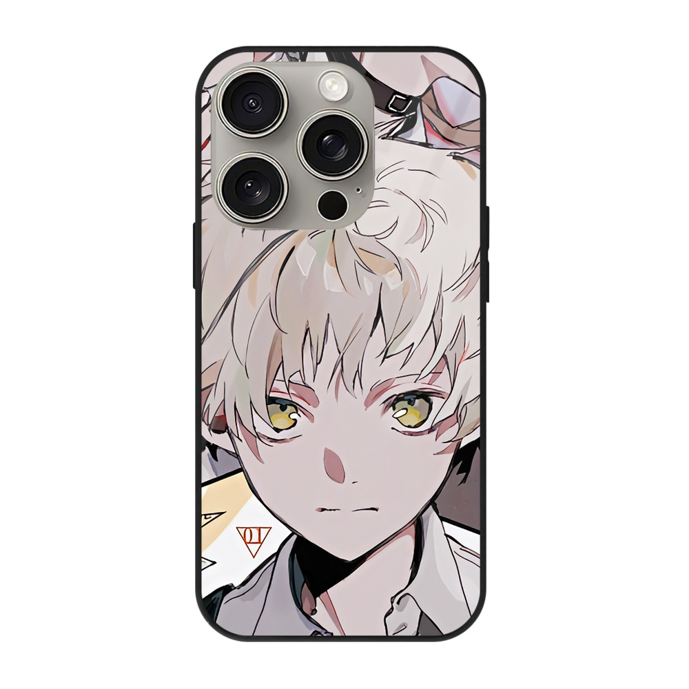 （画像用） 文豪ストレイドッグス Bungo Stray Dogs 【iPhone15Pro対応】スマホケース 耐衝撃＆黄変防止 背面ガラス