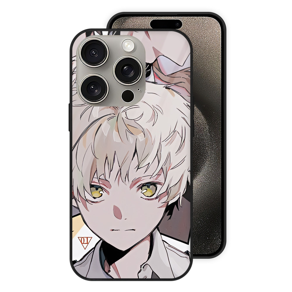 （画像用） 文豪ストレイドッグス Bungo Stray Dogs 【iPhone15Pro対応】スマホケース 耐衝撃＆黄変防止 背面ガラス