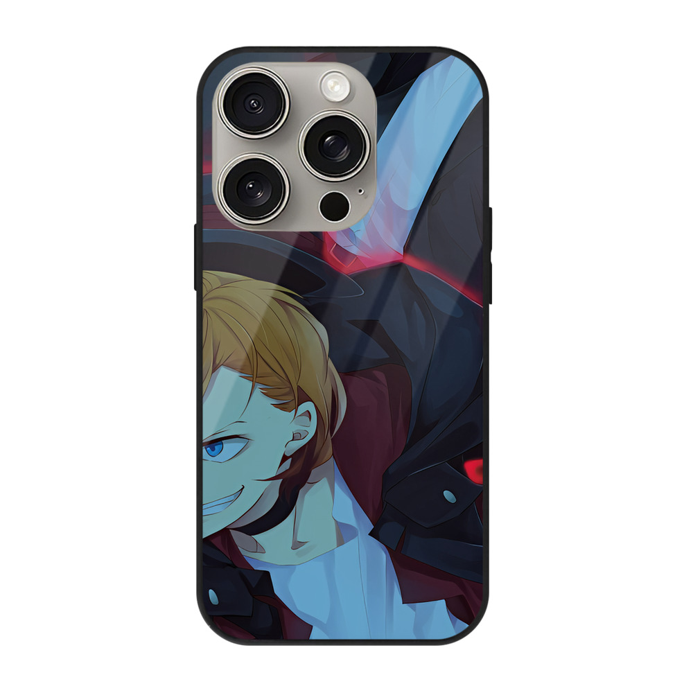 （画像用） 文豪ストレイドッグス Bungo Stray Dogs 【iPhone15Pro対応】スマホケース 耐衝撃＆黄変防止 背面ガラス
