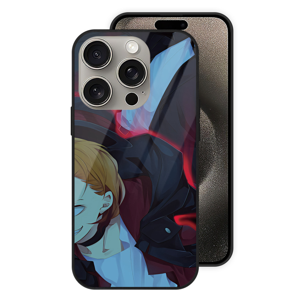 （画像用） 文豪ストレイドッグス Bungo Stray Dogs 【iPhone15Pro対応】スマホケース 耐衝撃＆黄変防止 背面ガラス
