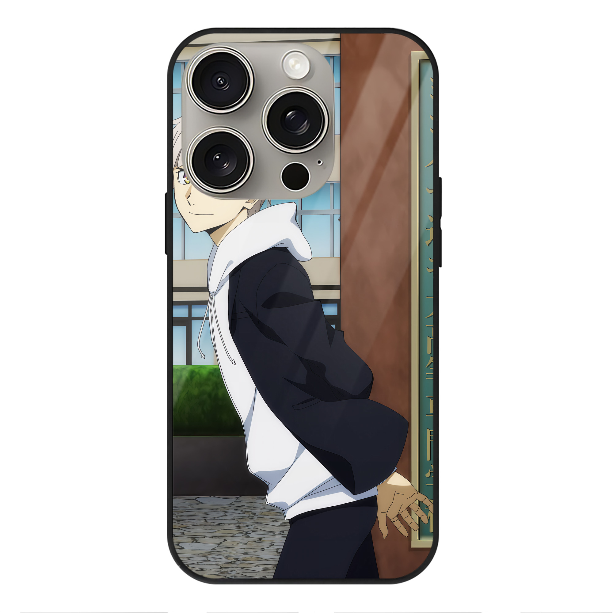 （画像用） 文豪ストレイドッグス Bungo Stray Dogs 【iPhone15Pro対応】スマホケース 耐衝撃＆黄変防止 背面ガラス