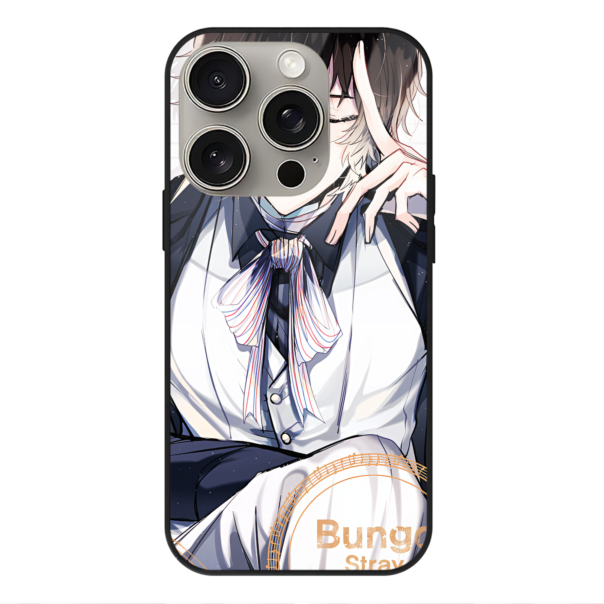 （画像用） 文豪ストレイドッグス Bungo Stray Dogs 【iPhone15Pro対応】スマホケース 耐衝撃＆黄変防止 背面ガラス