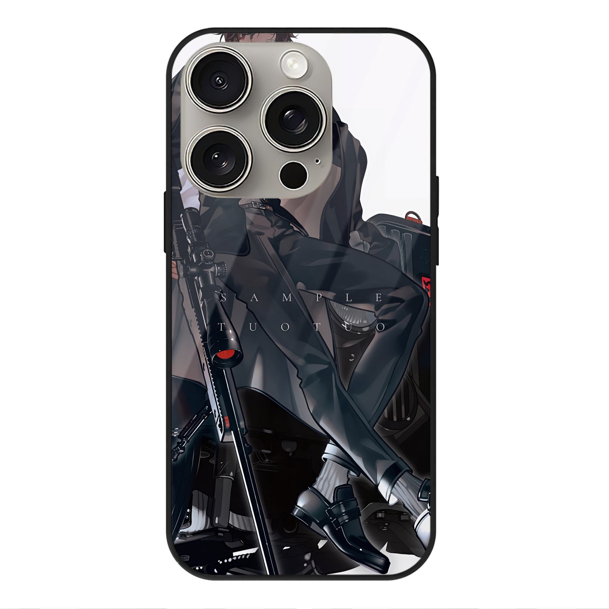 （画像用） 文豪ストレイドッグス Bungo Stray Dogs 【iPhone15Pro対応】スマホケース 耐衝撃＆黄変防止 背面ガラス