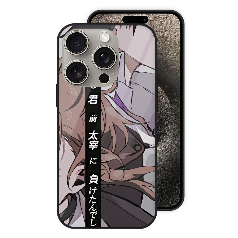 （画像用） 文豪ストレイドッグス Bungo Stray Dogs 【iPhone15Pro対応】スマホケース 耐衝撃＆黄変防止 背面ガラス