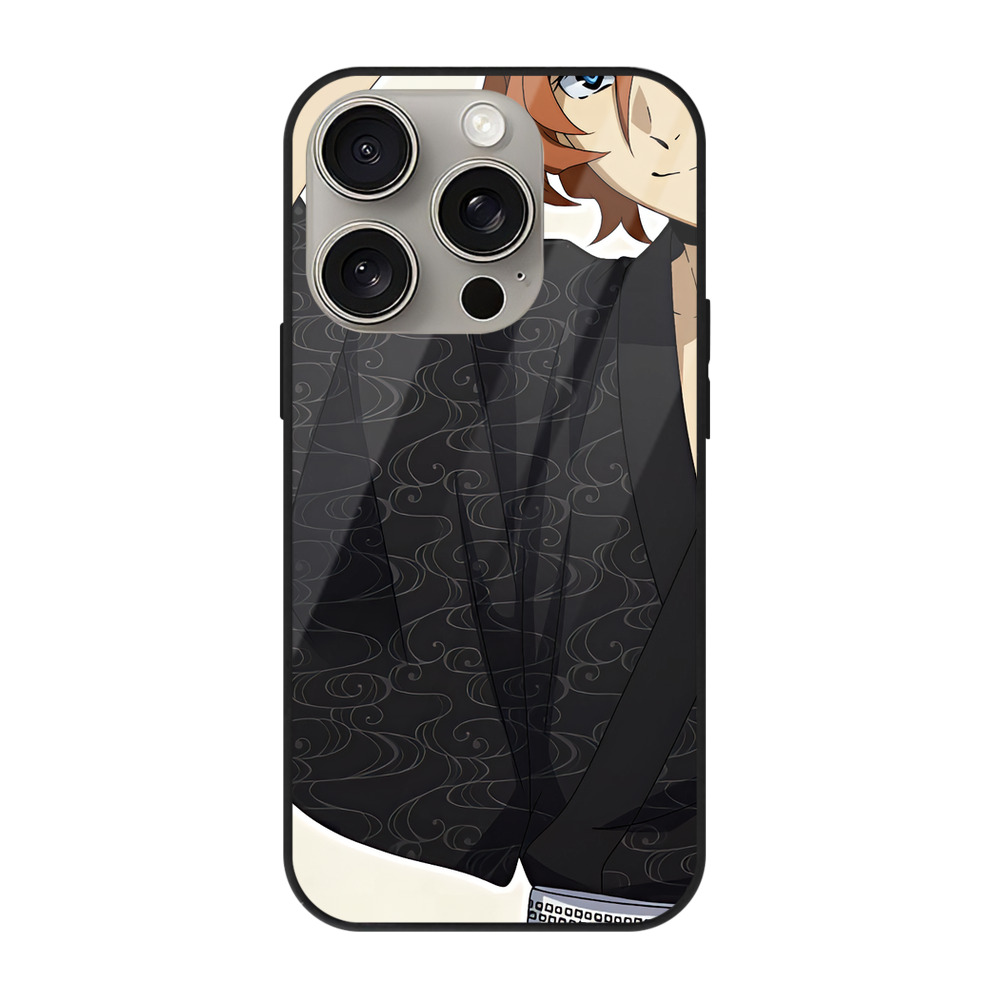 （画像用） 文豪ストレイドッグス Bungo Stray Dogs 【iPhone15Pro対応】スマホケース 耐衝撃＆黄変防止 背面ガラス