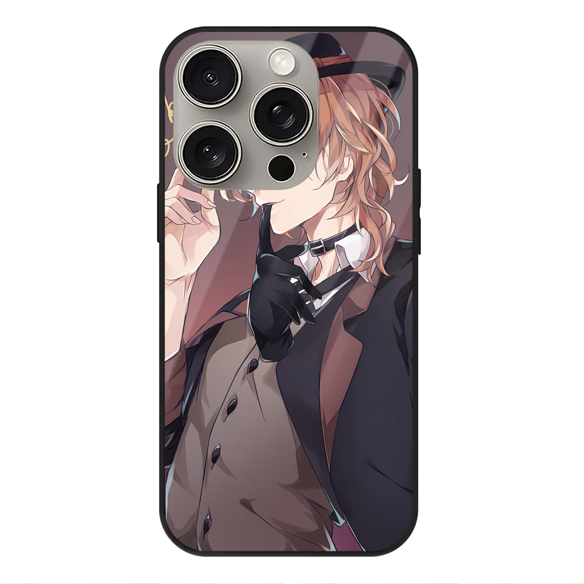 （画像用） 文豪ストレイドッグス Bungo Stray Dogs 【iPhone15Pro対応】スマホケース 耐衝撃＆黄変防止 背面ガラス