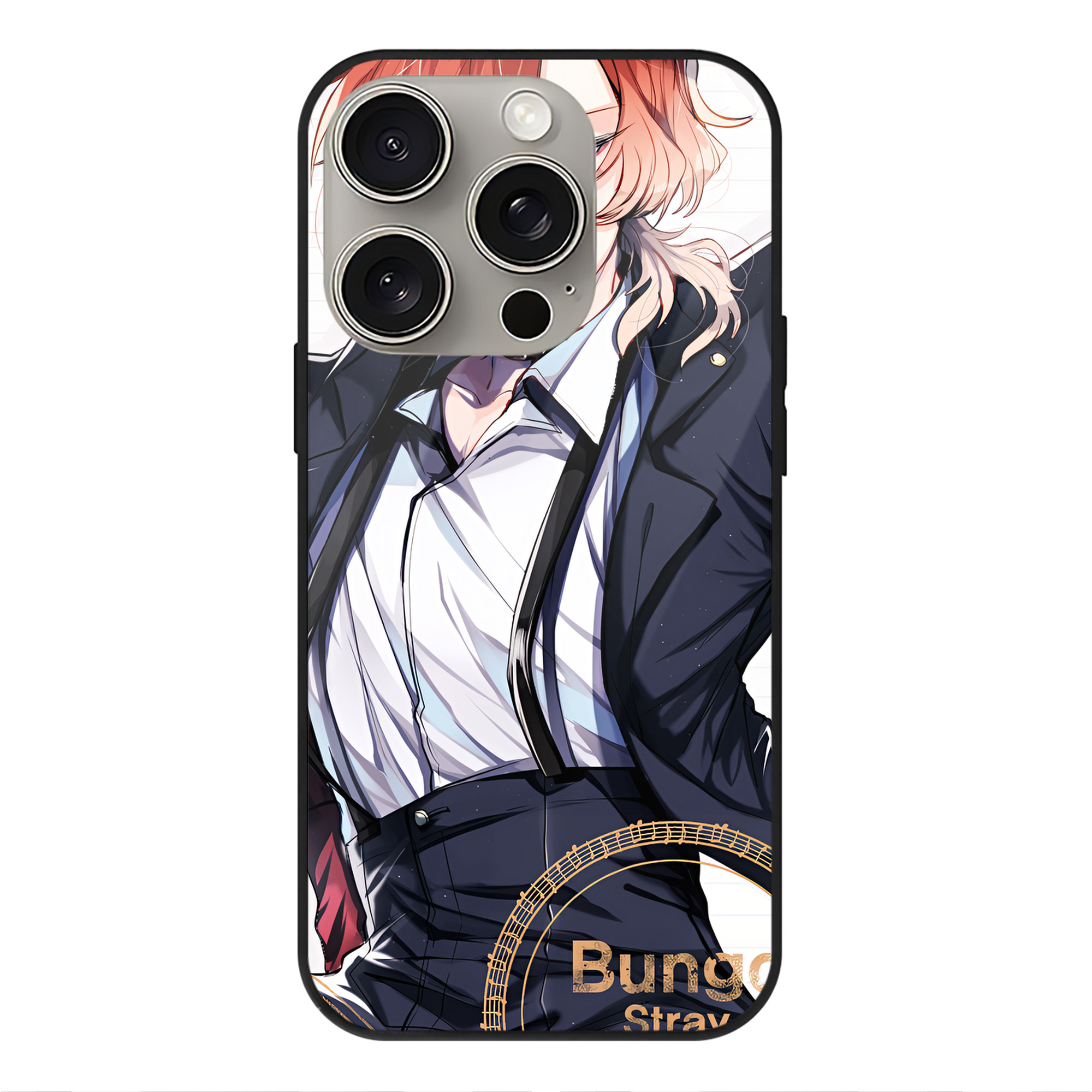 （画像用） 文豪ストレイドッグス Bungo Stray Dogs 【iPhone15Pro対応】スマホケース 耐衝撃＆黄変防止 背面ガラス
