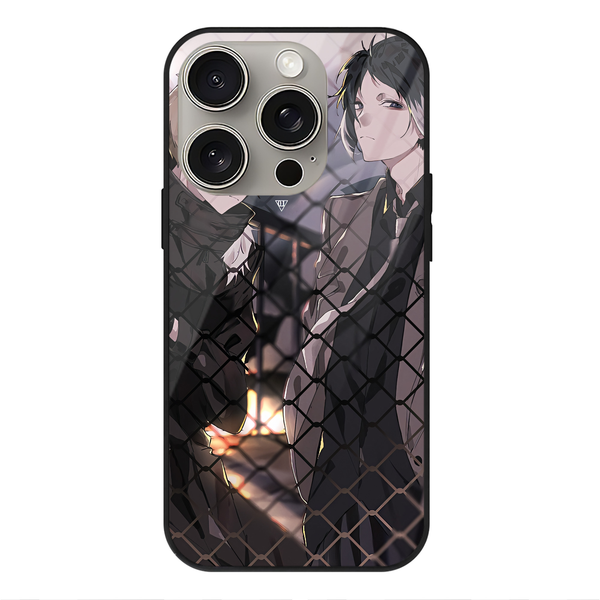 （画像用） 文豪ストレイドッグス Bungo Stray Dogs 【iPhone15Pro対応】スマホケース 耐衝撃＆黄変防止 背面ガラス