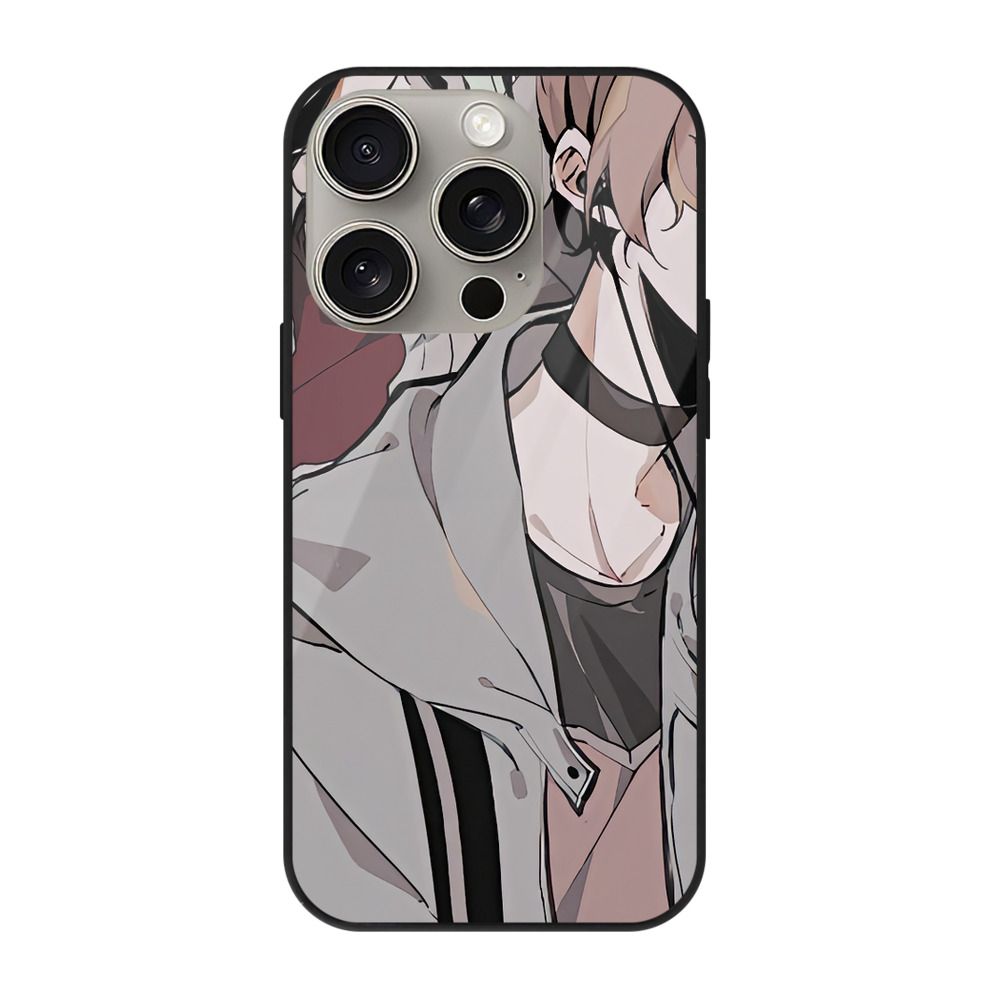 （画像用） 文豪ストレイドッグス Bungo Stray Dogs 【iPhone15Pro対応】スマホケース 耐衝撃＆黄変防止 背面ガラス