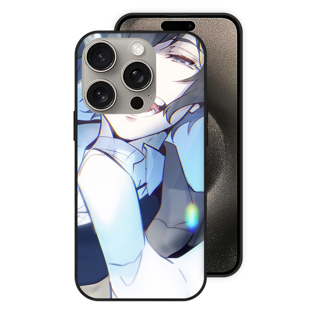 （画像用） 文豪ストレイドッグス Bungo Stray Dogs 【iPhone15Pro対応】スマホケース 耐衝撃＆黄変防止 背面ガラス