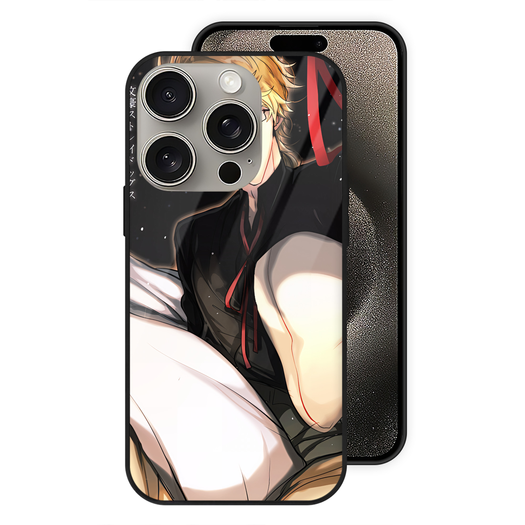 （画像用） 文豪ストレイドッグス Bungo Stray Dogs 【iPhone15Pro対応】スマホケース 耐衝撃＆黄変防止 背面ガラス