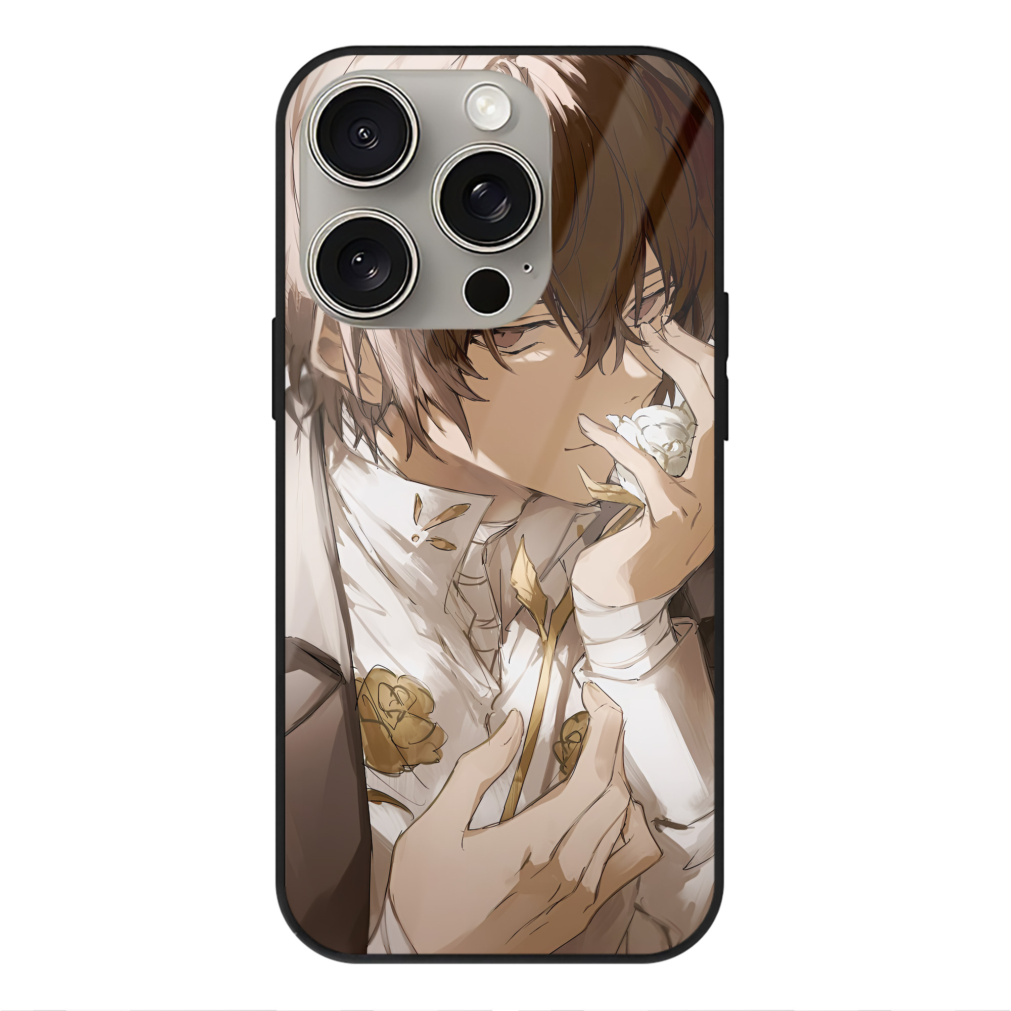 （画像用） 文豪ストレイドッグス Bungo Stray Dogs 【iPhone15Pro対応】スマホケース 耐衝撃＆黄変防止 背面ガラス