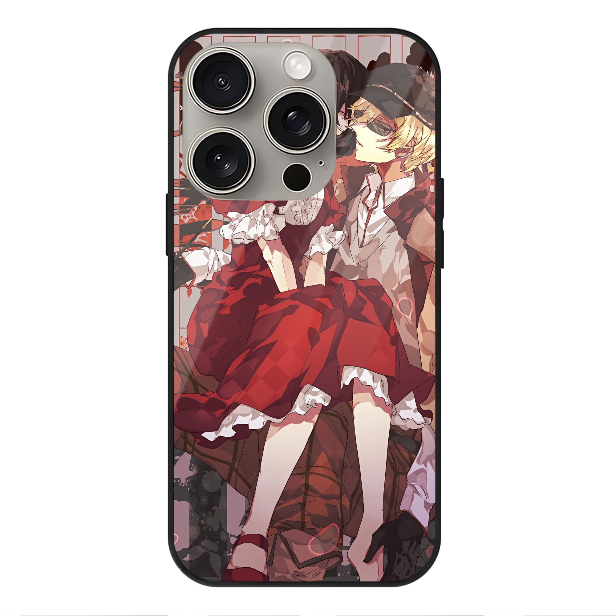 （画像用） 文豪ストレイドッグス Bungo Stray Dogs 【iPhone15Pro対応】スマホケース 耐衝撃＆黄変防止 背面ガラス