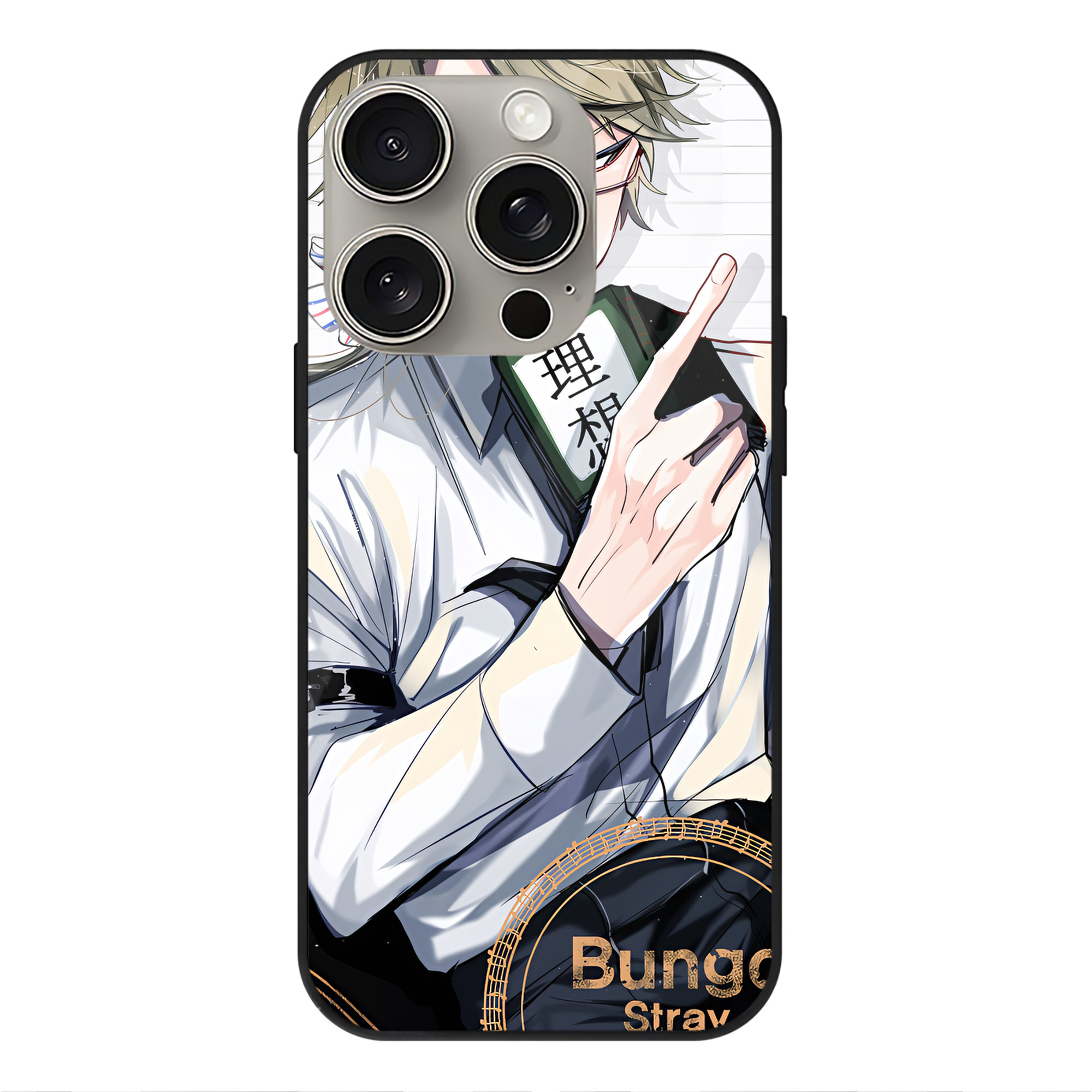 （画像用） 文豪ストレイドッグス Bungo Stray Dogs 【iPhone15Pro対応】スマホケース 耐衝撃＆黄変防止 背面ガラス