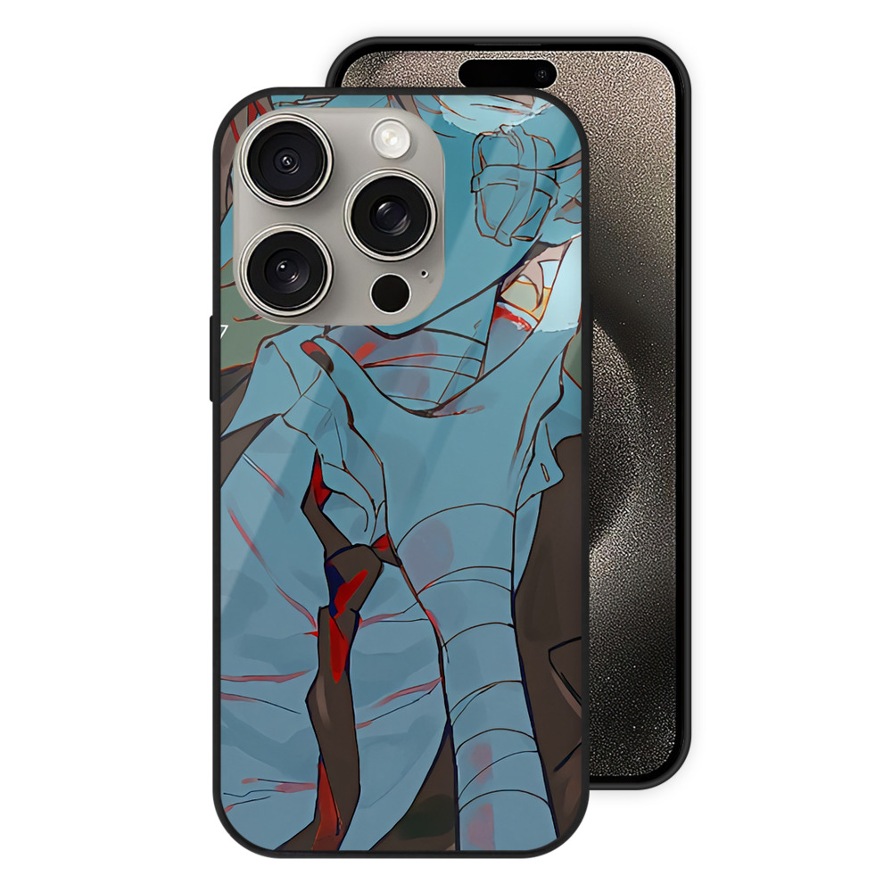 （画像用） 文豪ストレイドッグス Bungo Stray Dogs 【iPhone15Pro対応】スマホケース 耐衝撃＆黄変防止 背面ガラス