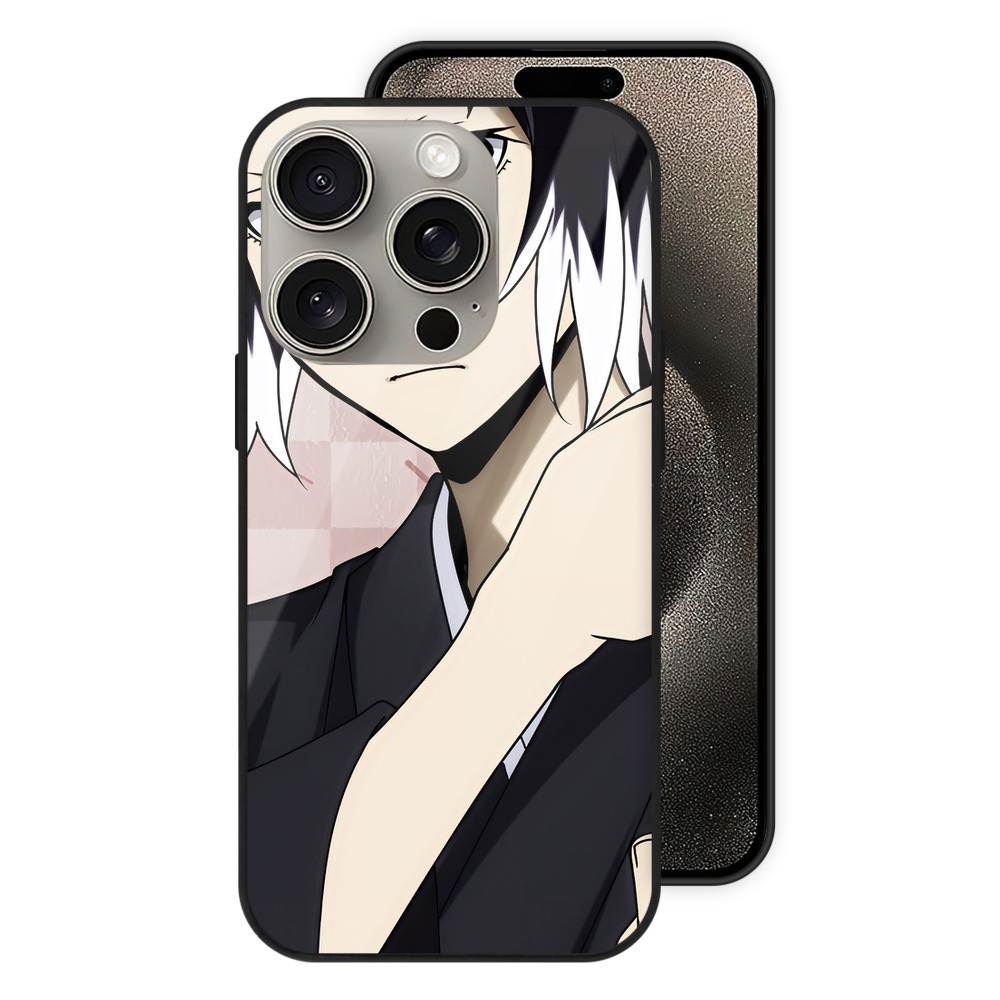 （画像用） 文豪ストレイドッグス Bungo Stray Dogs 【iPhone15Pro対応】スマホケース 耐衝撃＆黄変防止 背面ガラス