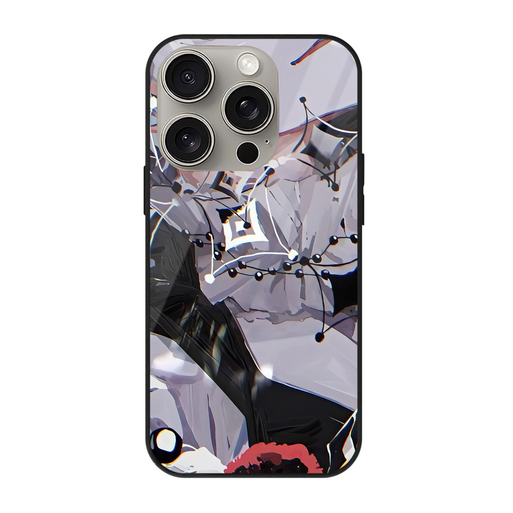 （画像用） 文豪ストレイドッグス Bungo Stray Dogs 【iPhone15Pro対応】スマホケース 耐衝撃＆黄変防止 背面ガラス